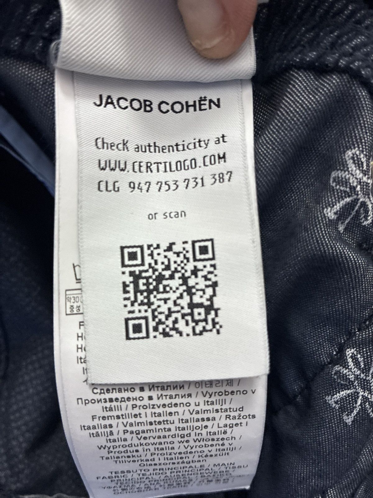 Jacob Cohen Jacob Cohën Luxury Denim Jeans Made in Italy Designer Pants Size US 36 / EU 52 - 5 Thumbnail