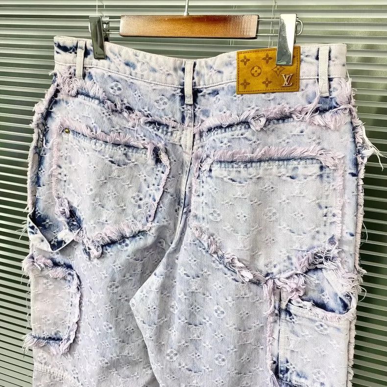 Louis Vuitton LOUIS VUITTON presbyopia and full print jeans 2504-Nextarro Size US 32 / EU 48 - 5 Thumbnail