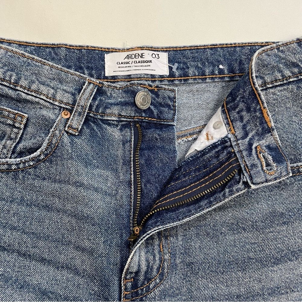 Other New Adrene Cut Hem Denim Shorts Size 3 US 26 Size 26" / US 2 / IT 38 - 2 Thumbnail