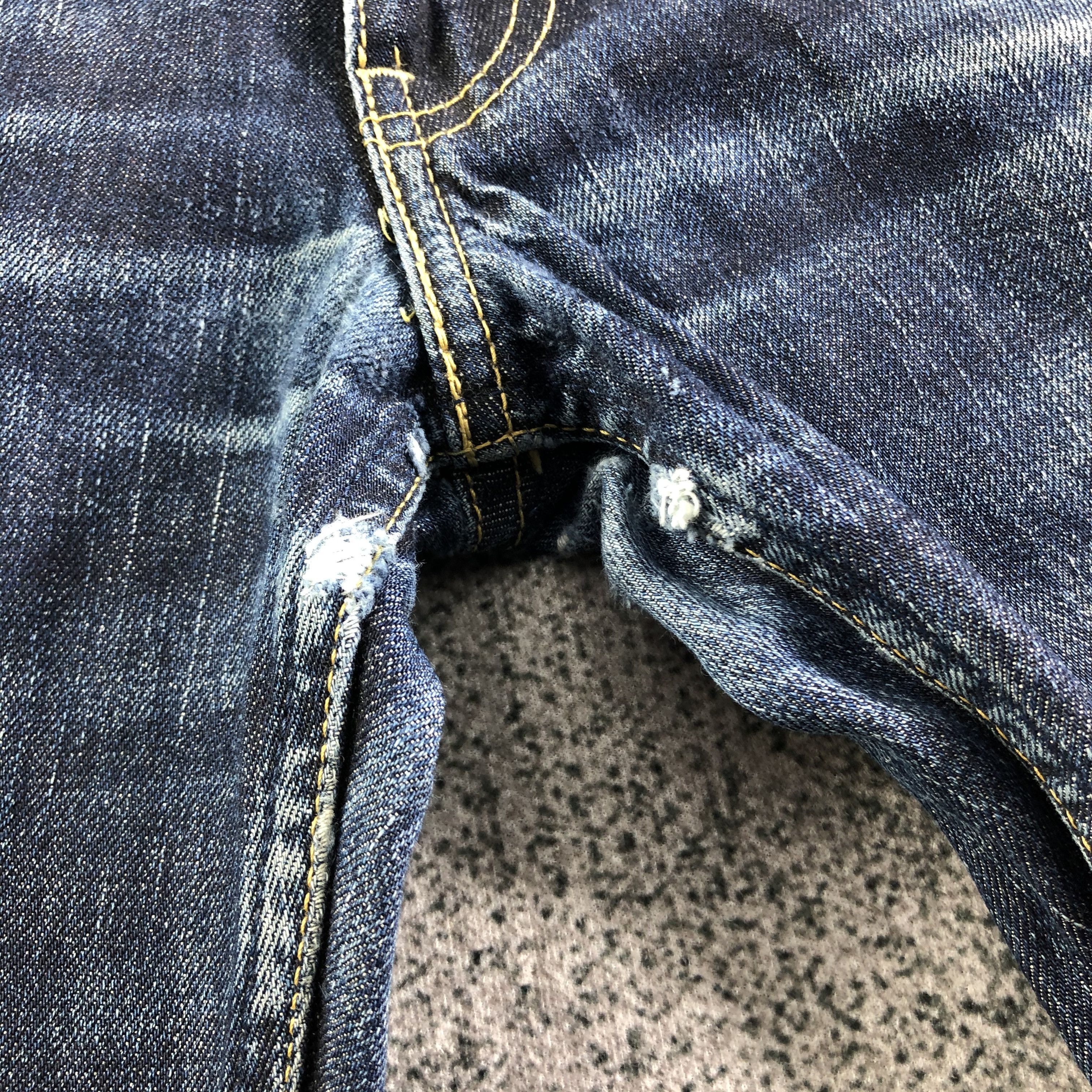 Levi's Distress Vintage Levis 503 Jeans Faded Blue KJ2424 Size US 32 / EU 48 - 9 Thumbnail
