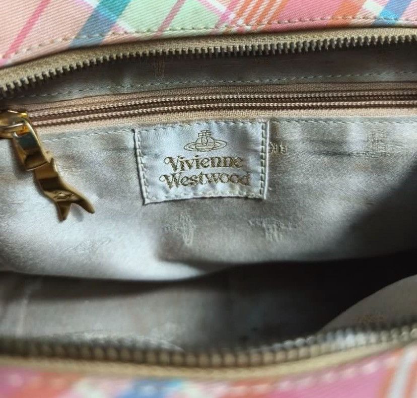 Designer × Vivienne Westwood Vivienne Westwood Yasmine Pastel Plaid Shoulder Bag Size ONE SIZE - 2 Thumbnail