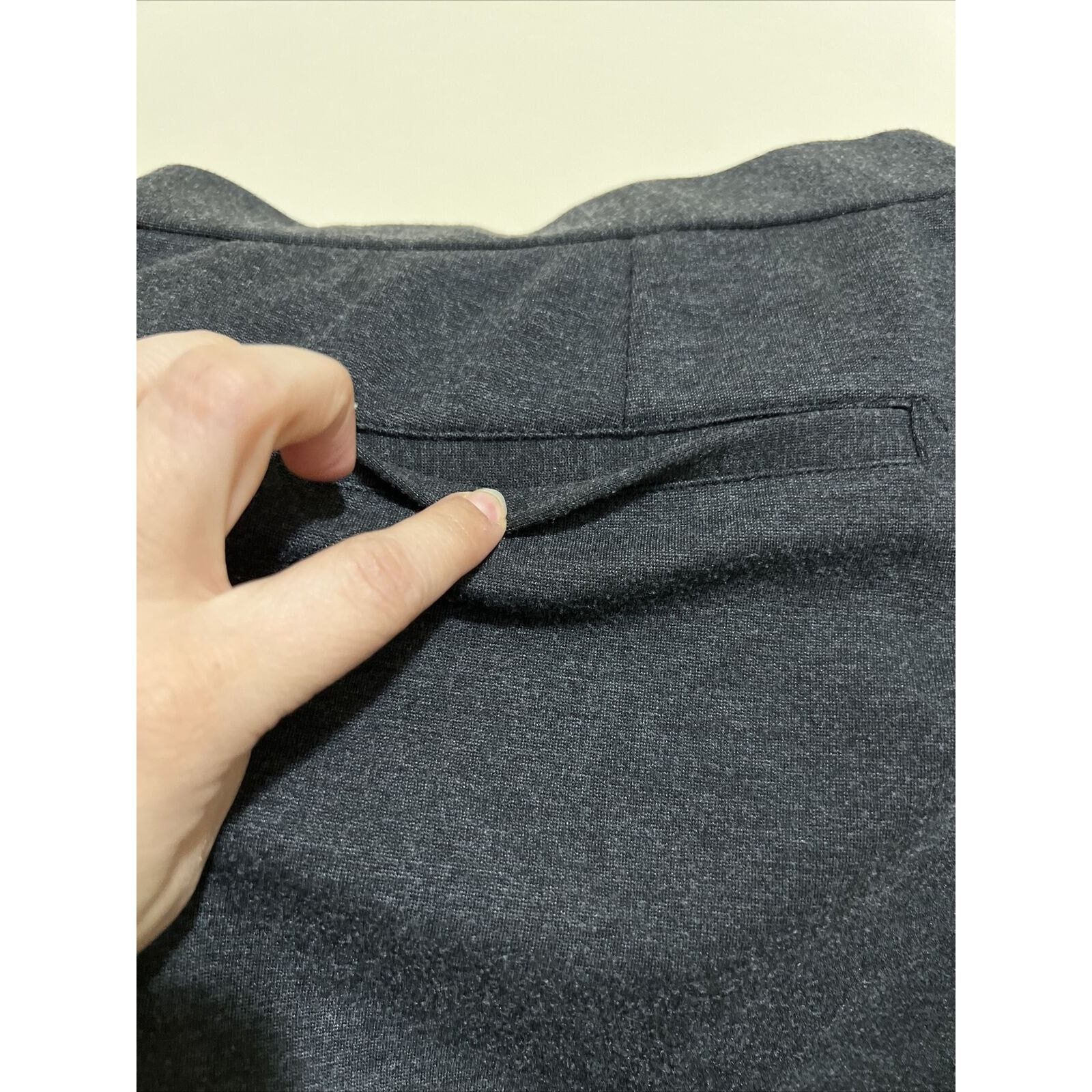 Charter Club Classic Fit Grey Pants Women's Plus Size 2X Faux Pockets Size 42" / US 20 - 8 Thumbnail