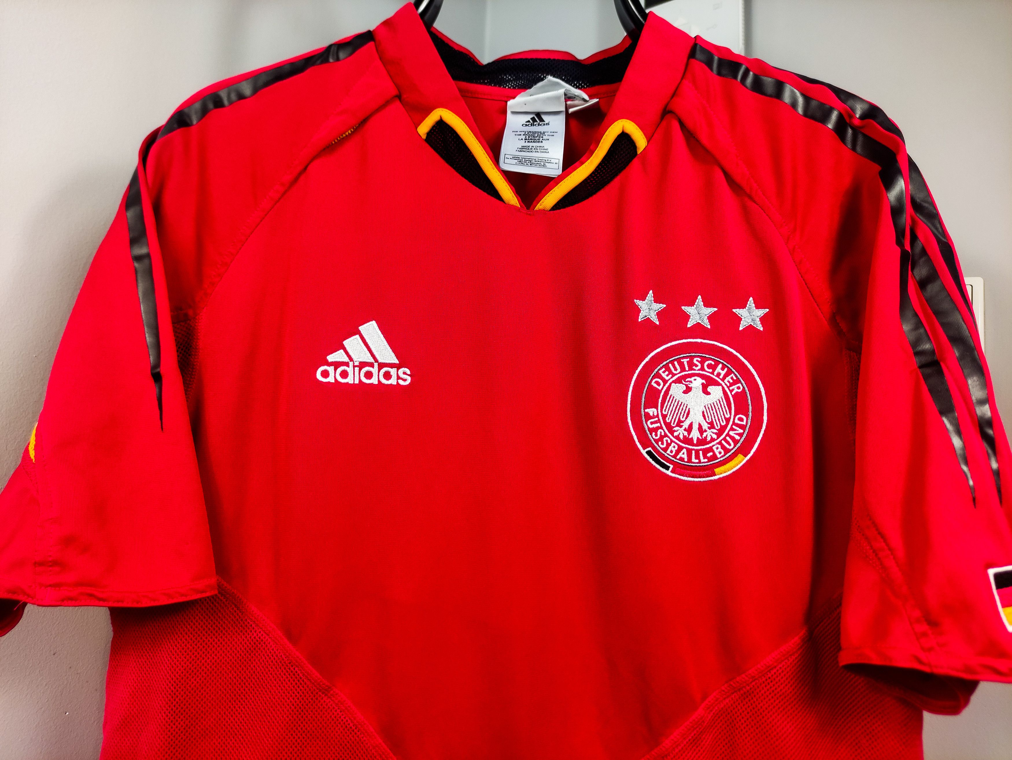 Adidas Germany NT 2004 2005 Adidas Third 3rd DFB National Team S Size US S / EU 44-46 / 1 - 5 Thumbnail