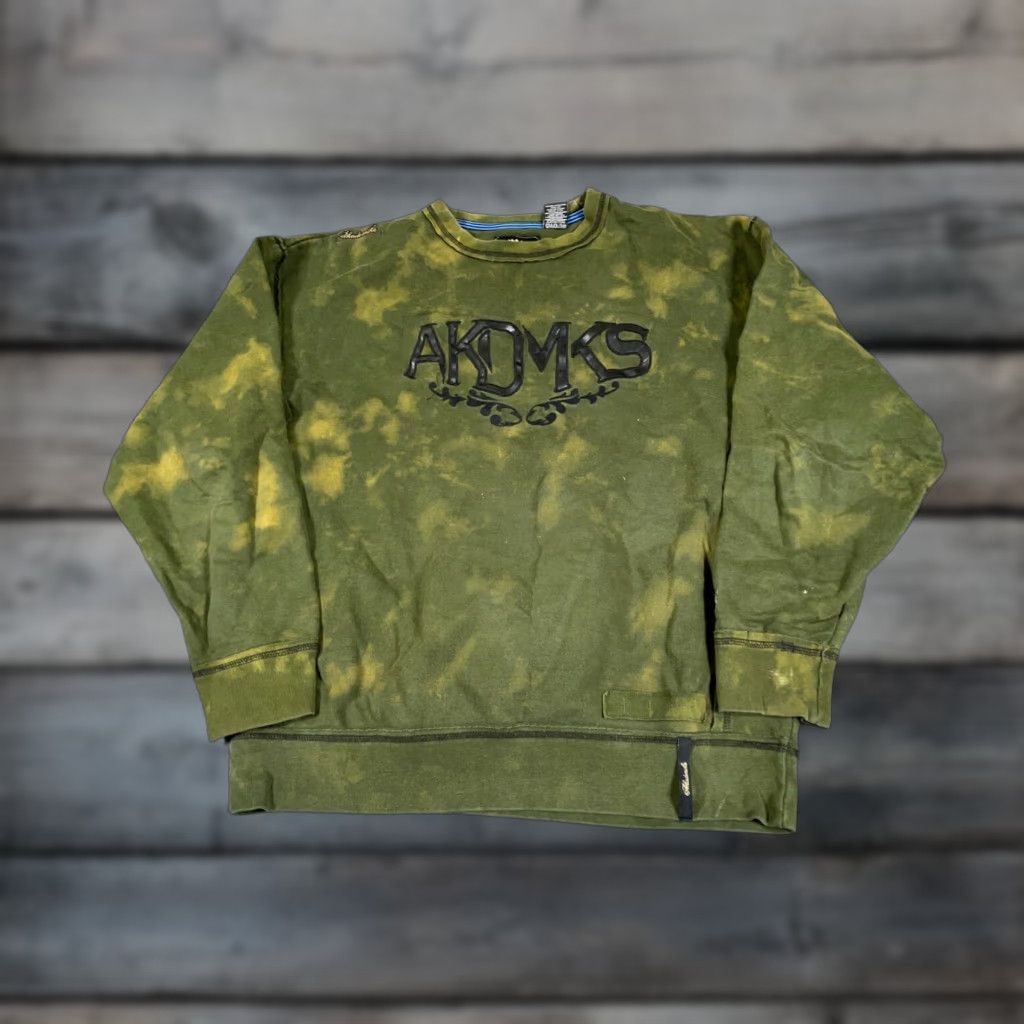 Akademiks 90s Akademiks Tie Dye Sweatshirt Adult XL Green Graphic Pullover Mens Size US XL / EU 56 / 4 - 1 Thumbnail