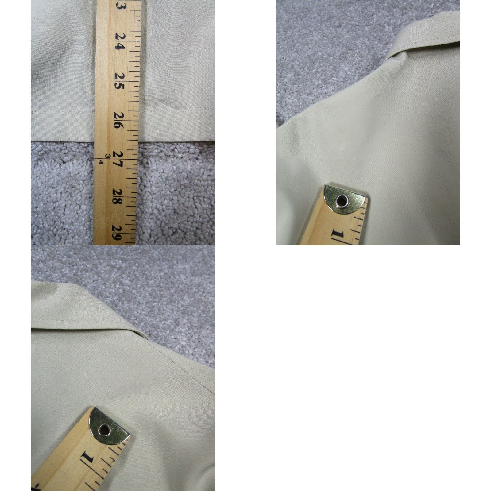 Jil Sander Jil Sander Jacket Womens Large Beige Polyester Solid Mid-Length Long Sleeve Button Closure Regular Fit Women Mens Girls Size L / US 10 / IT 46 - 8 Thumbnail