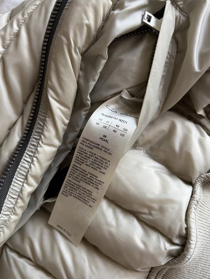 Rick Owens Rick Owens Fog Cropped Bomber Jacket FW22 Size US L / EU 52-54 / 3 - 4 Thumbnail