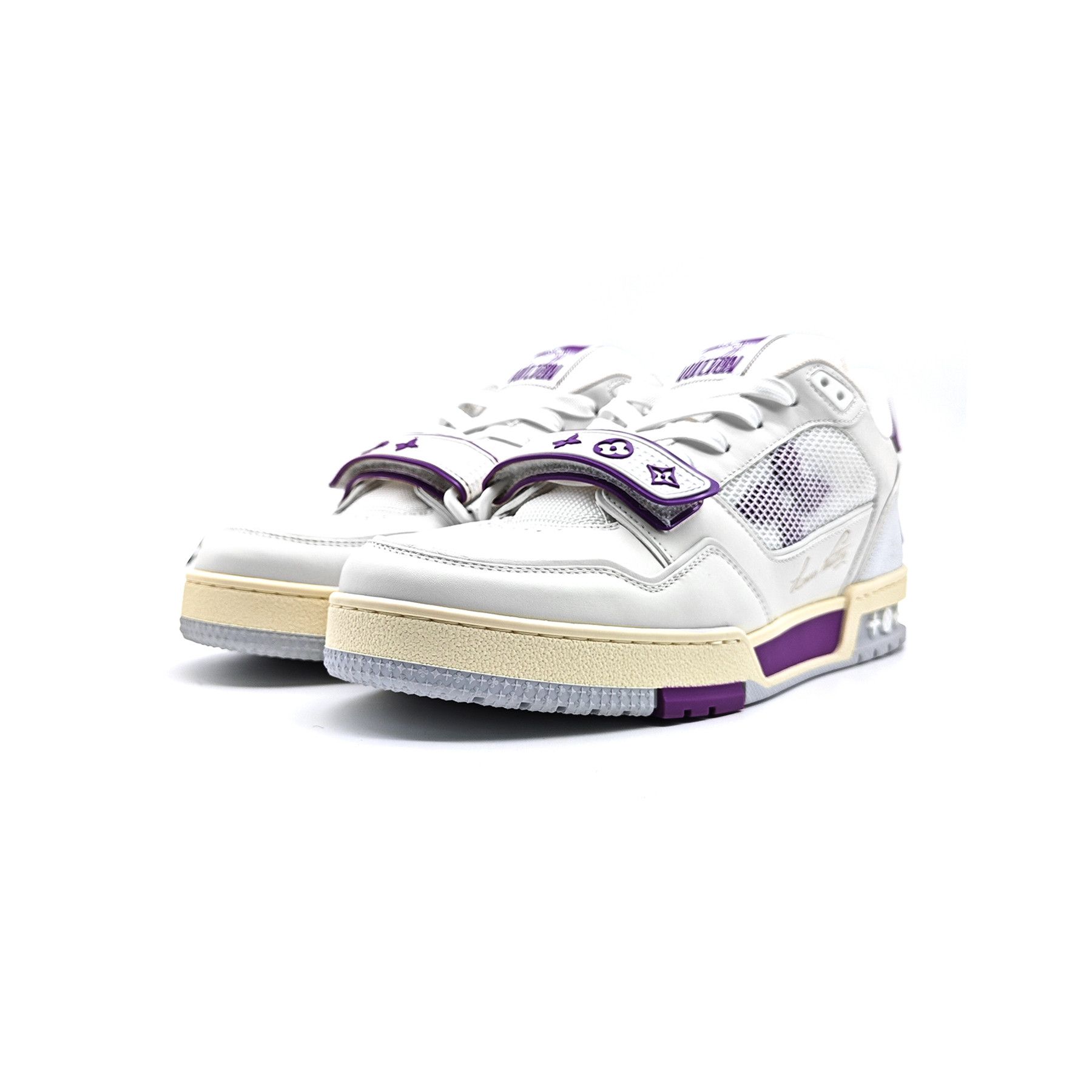 Louis Vuitton Louis Vuitton Violet Mesh Trainer Sneaker Size US 8.5 / EU 41-42 - 2 Thumbnail