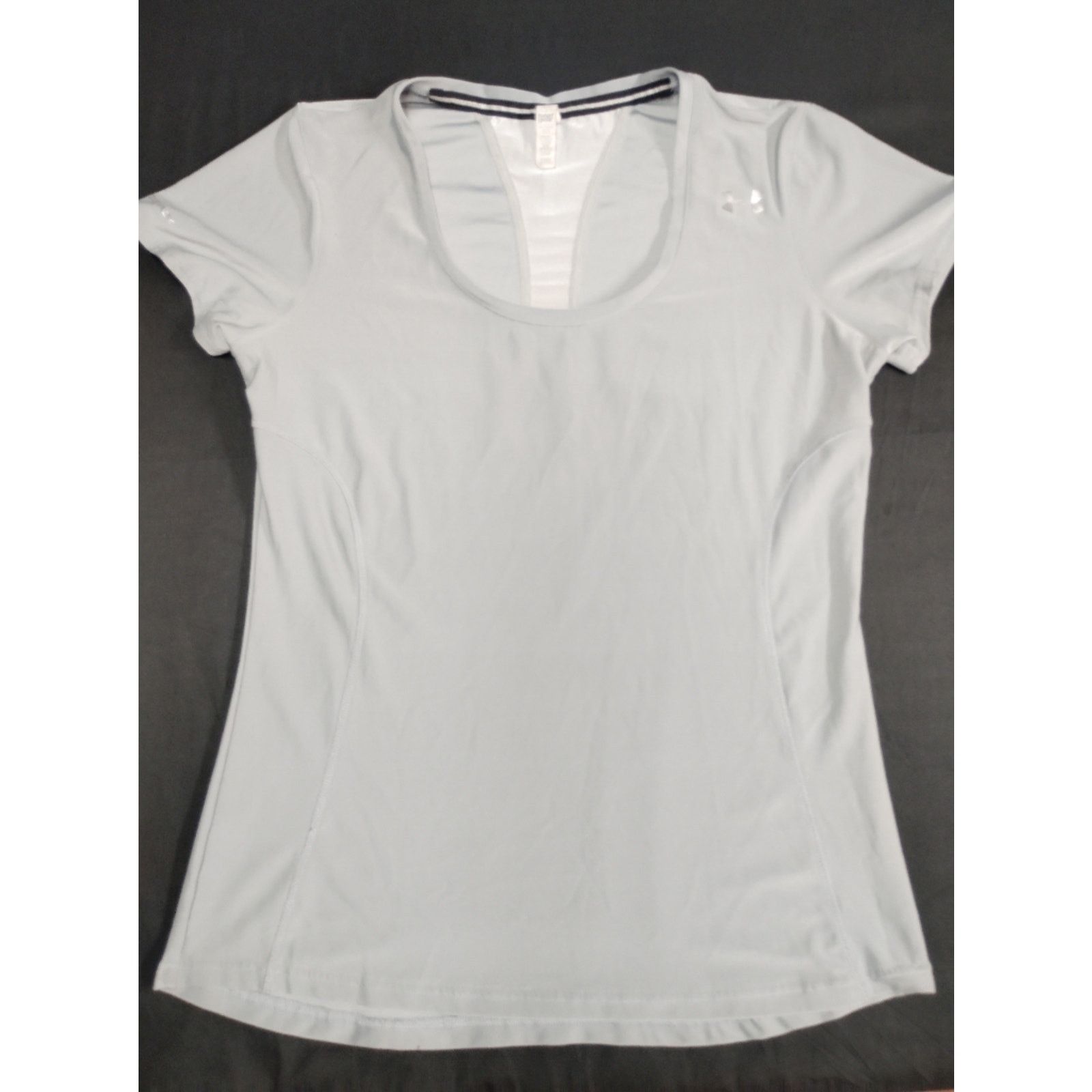 Under Armour Under Armour Light Gray Women's Scoop Neck Active Tee Size M / US 6-8 / IT 42-44 - 1 Thumbnail