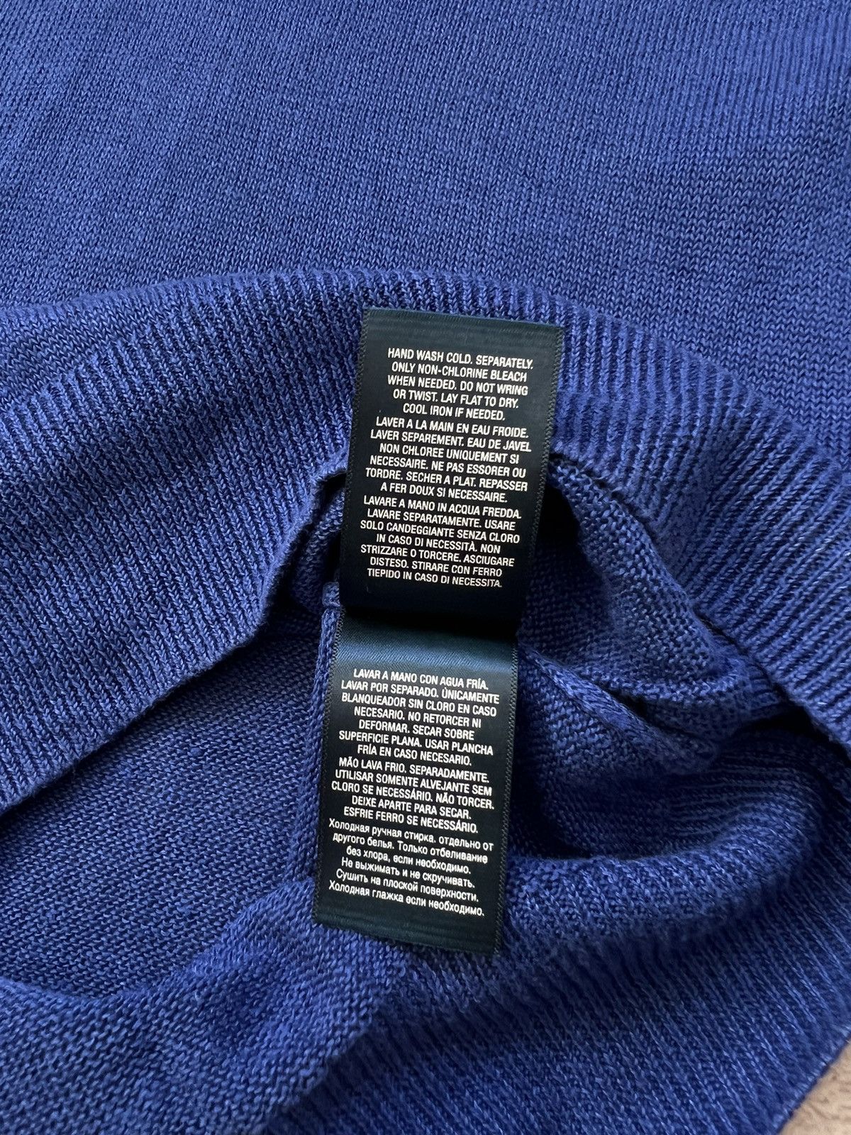Polo Ralph Lauren × Vintage Polo Ralph Lauren Vintage 100% Linen Light Hoodie Size US M / EU 48-50 / 2 - 7 Thumbnail