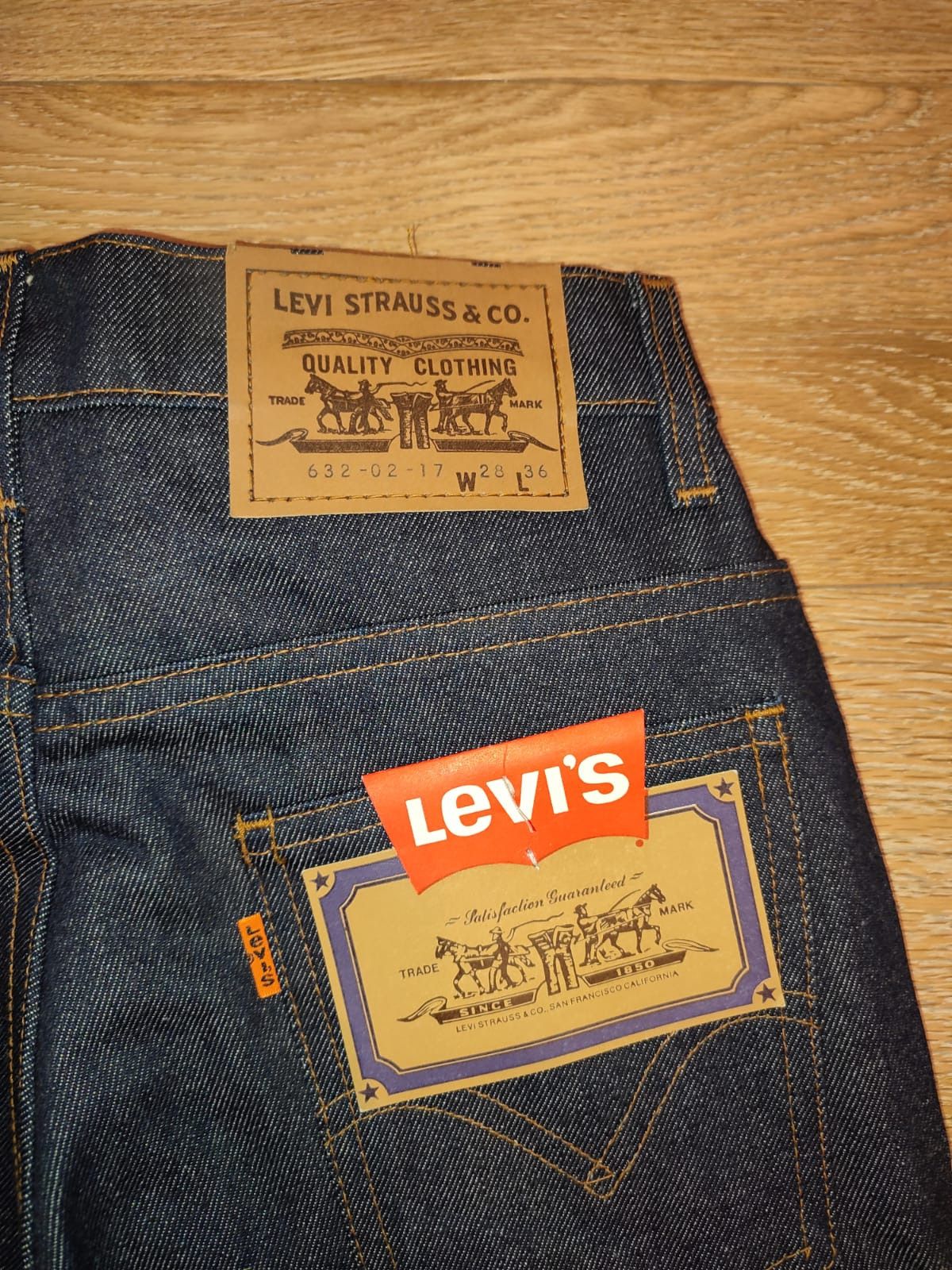 Levi's 🧵 Levi's Orange Tab 632-0217 W28 L36, Deadstock 01/1978🧵 Size 28" / US 6 / IT 42 - 4 Thumbnail