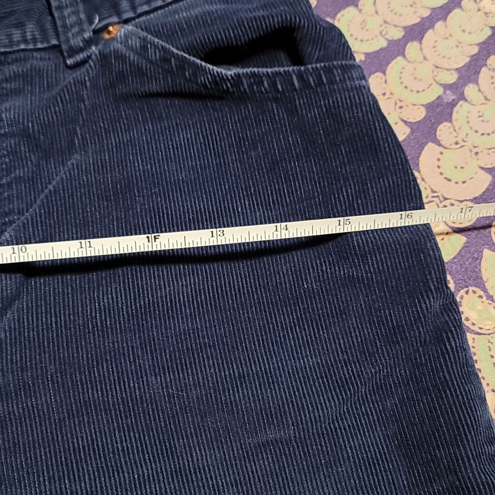 Levi's Rare Vintage Big E Levi's Straight Leg High Waist Corduroy Size 28" / US 6 / IT 42 - 8 Thumbnail