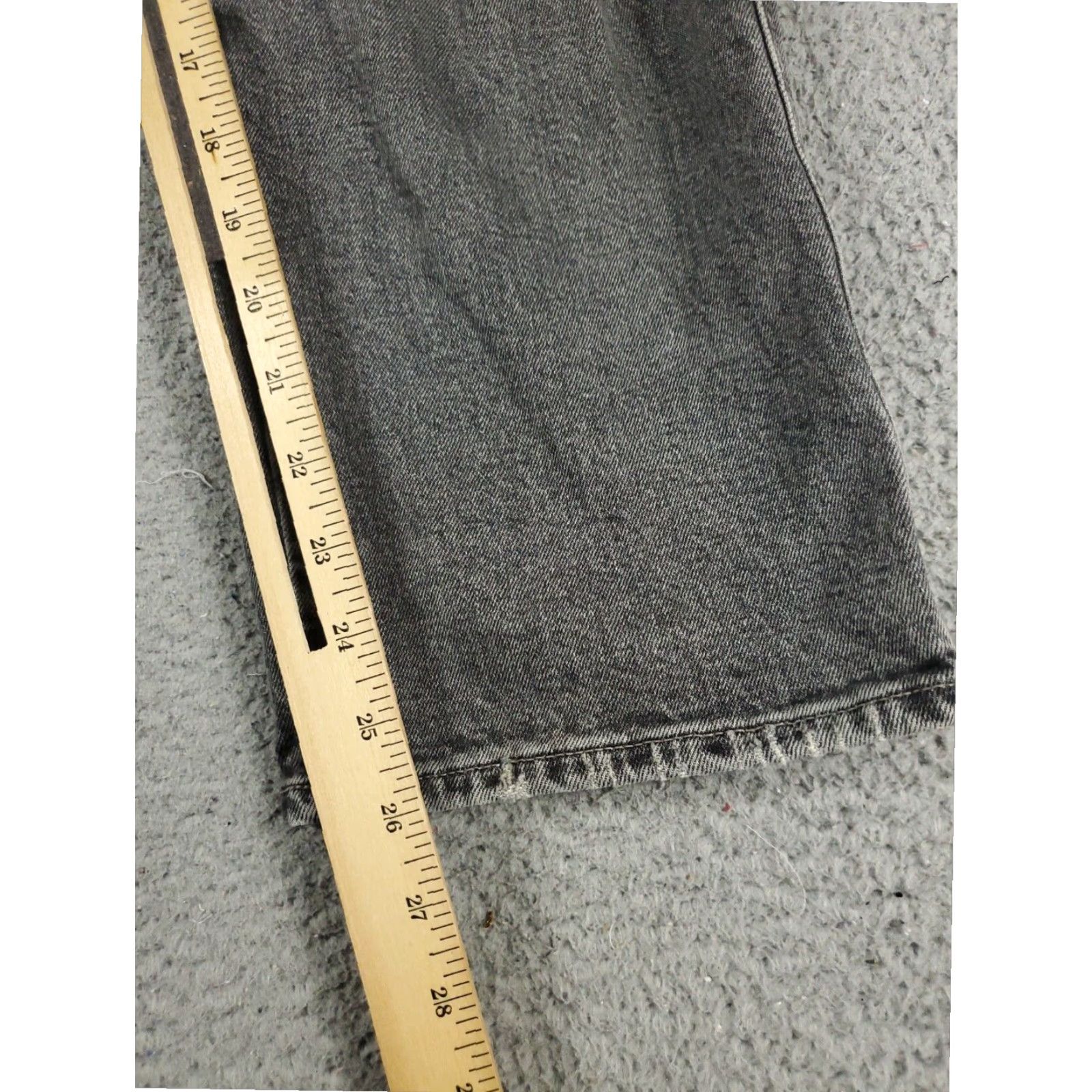 Lucky Brand Lucky Brand Womens Gray Straight Crop Jeans Size 12/31 34x26 Regular Fit Size 34" / US 12 / IT 48 - 5 Thumbnail