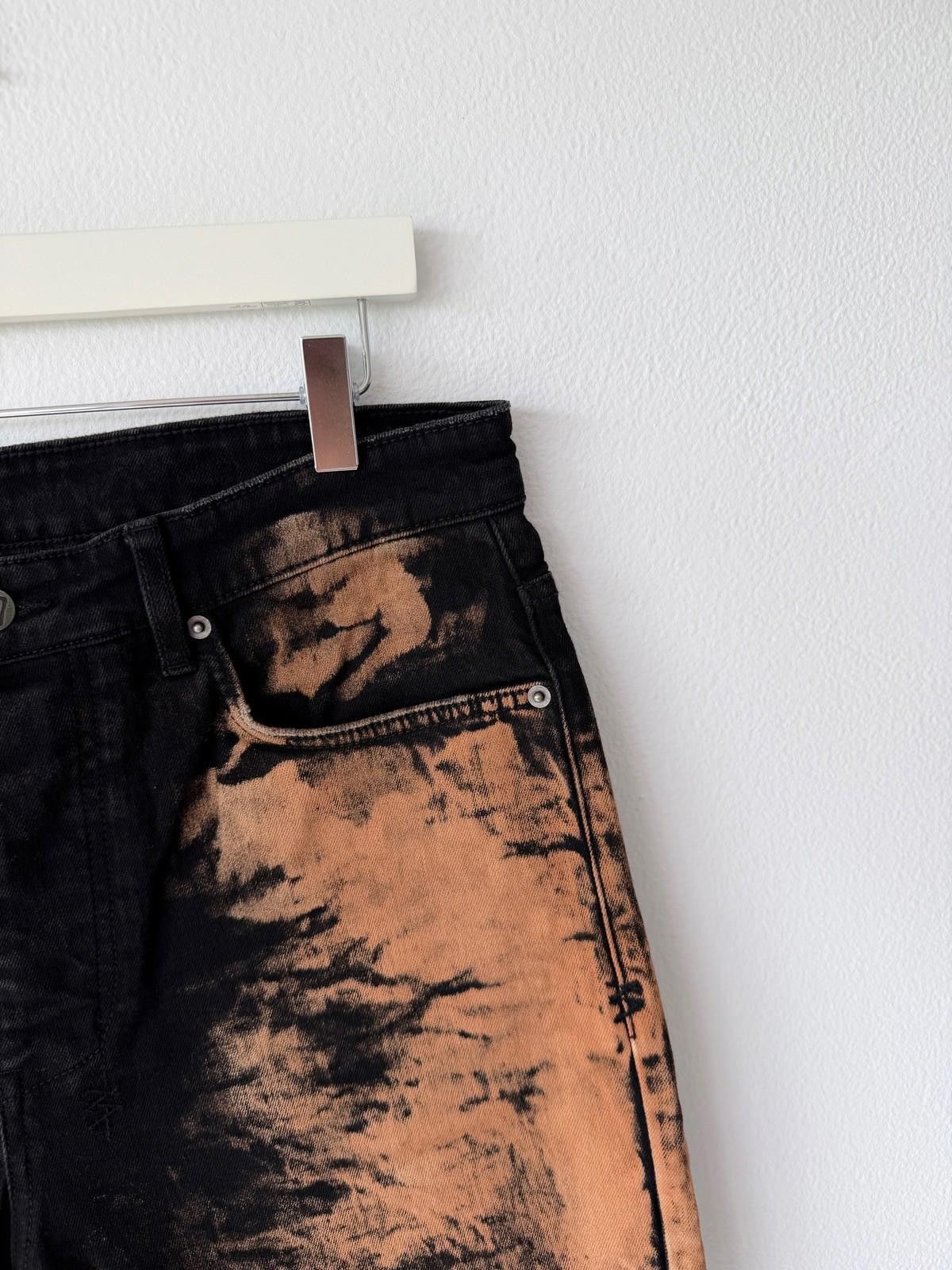 Ksubi new Ksubi mens denim shorts chopper hellfire black orange 32 Size US 32 / EU 48 - 3 Thumbnail