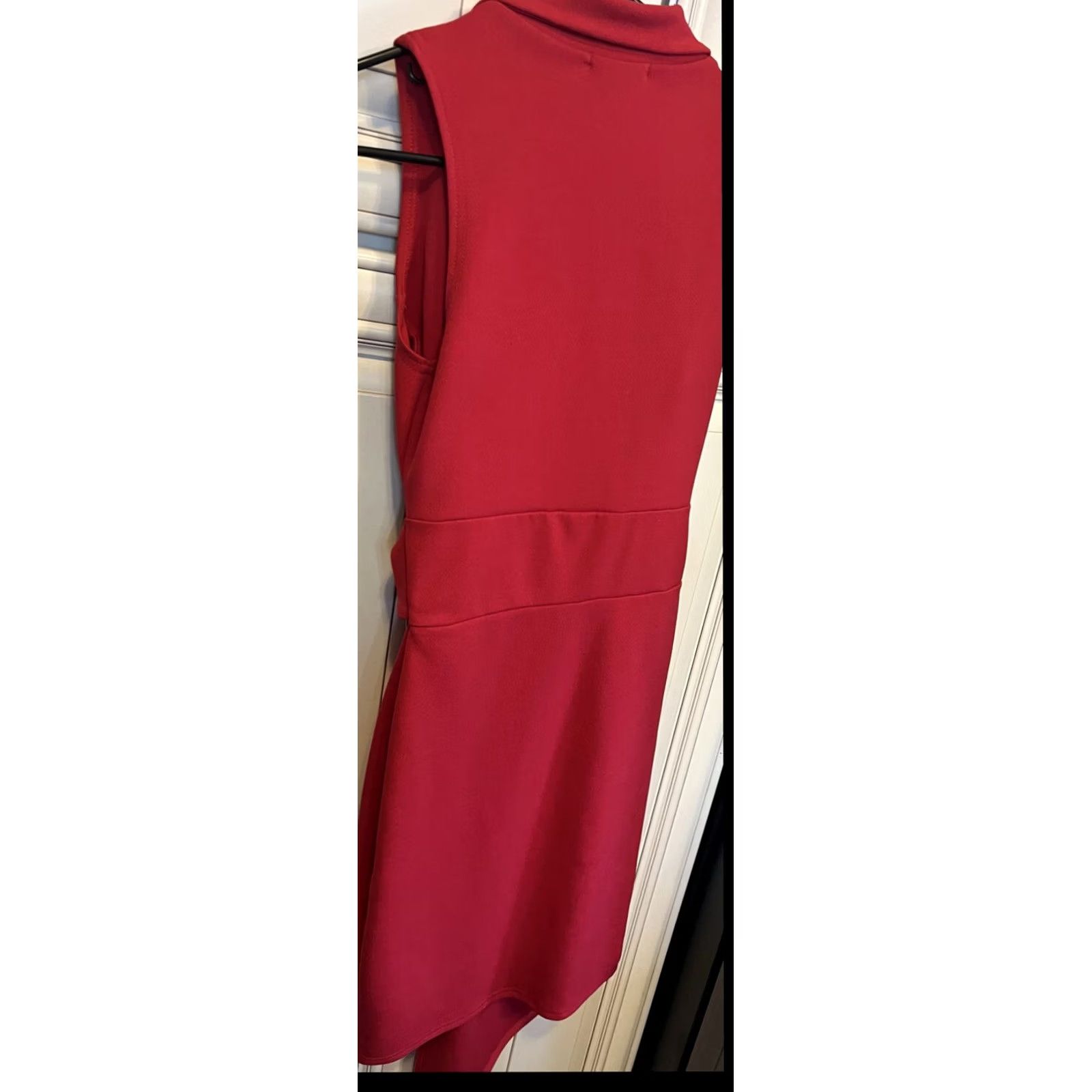 Boohoo BOOHOO BELTED RED MINI DRESS SZ 4 Size S / US 4 / IT 40 - 4 Thumbnail