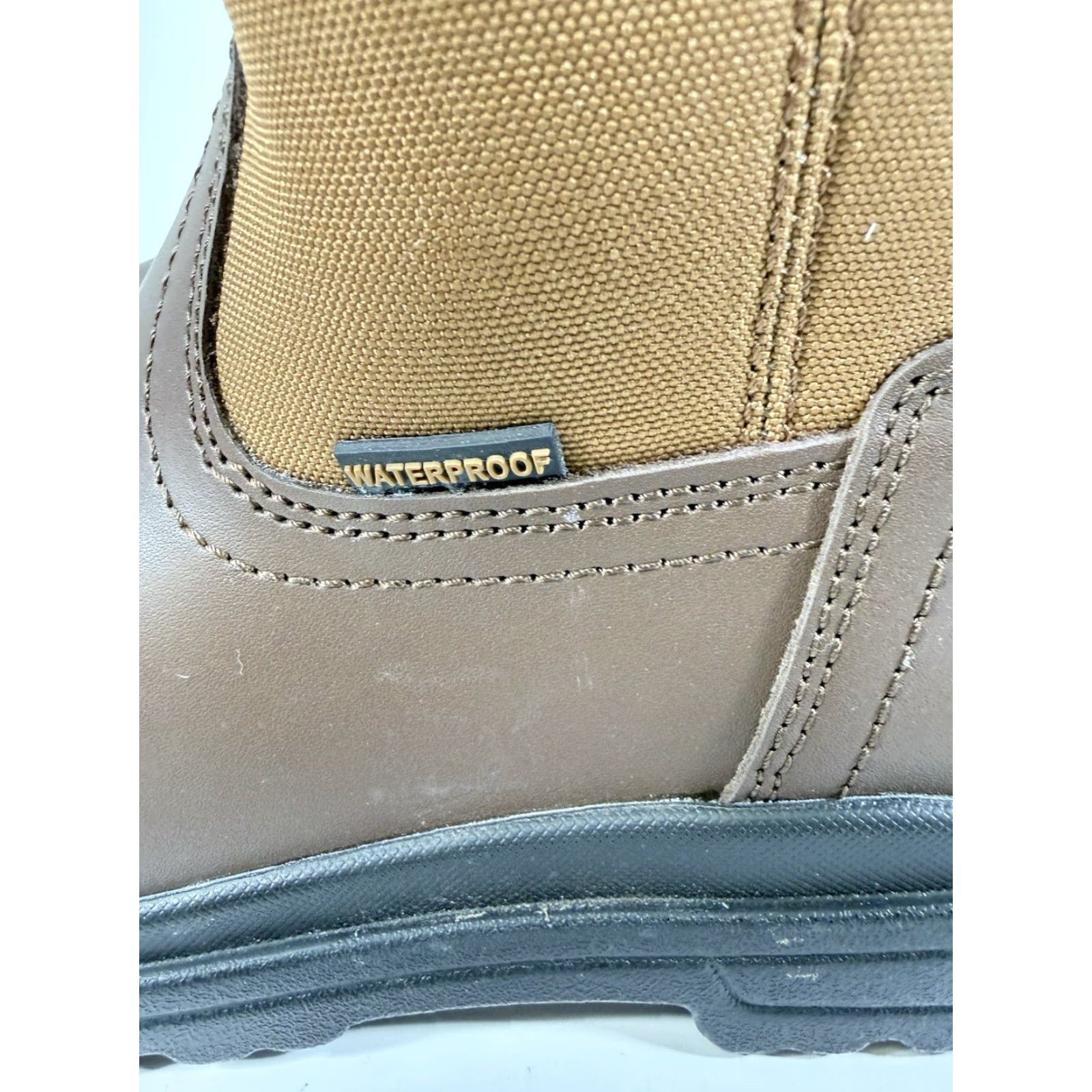 Vintage Brazos Ryker Steel Toe Work Boots Men Size 8 D Brown Leather Waterproof NWOT Size US 8 / EU 41 - 5 Thumbnail