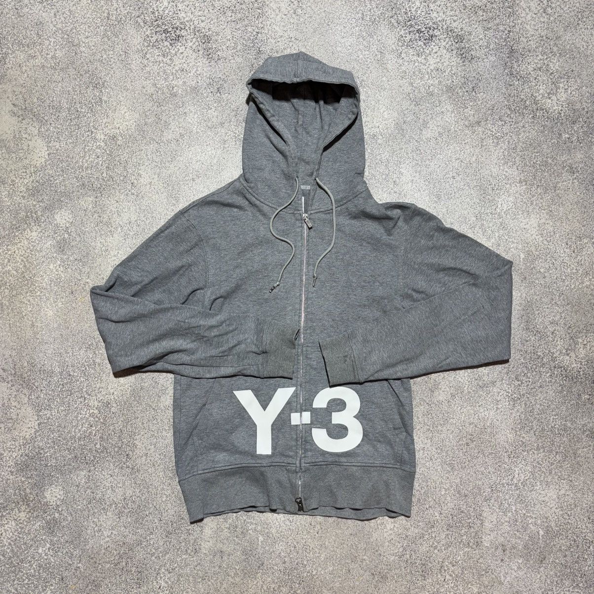 Adidas Y-3 Adidas Zip Hoodie Y3 Classic Logo Print Yohji Yamamoto Size US S / EU 44-46 / 1 - 3 Thumbnail
