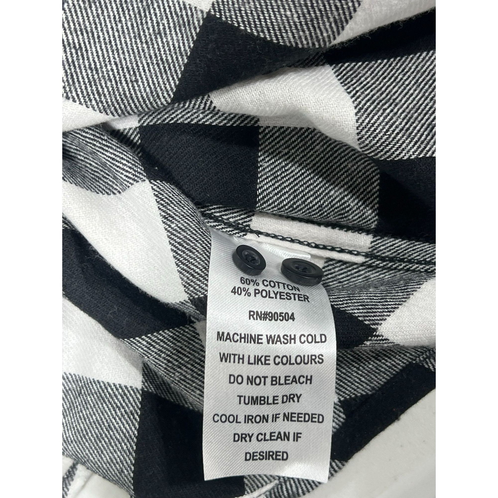 Other Cornerstore Bodega - Men's Long Sleeve Plaid Shirt - Black/W Size US XS / EU 42 / 0 - 8 Thumbnail