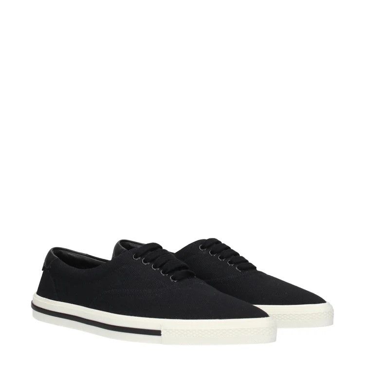 Saint Laurent Paris o1y0325 Logo Low-Top Sneakers in Black Size US 8.5 / EU 41-42 - 2 Thumbnail