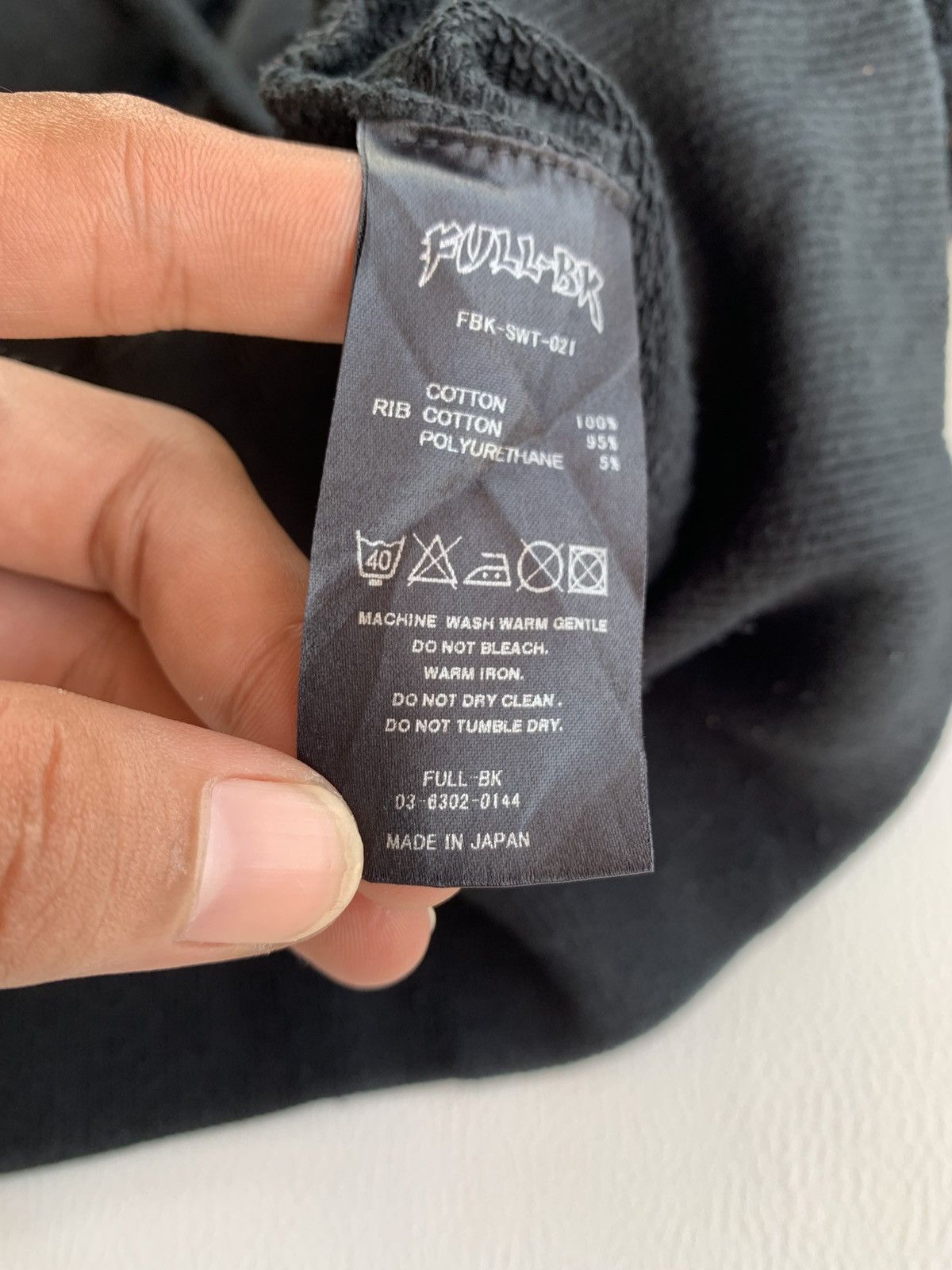 KMRii FULL BK Crazy Distressed Double Layer Japanese Style Hoodie Size US M / EU 48-50 / 2 - 18 Thumbnail
