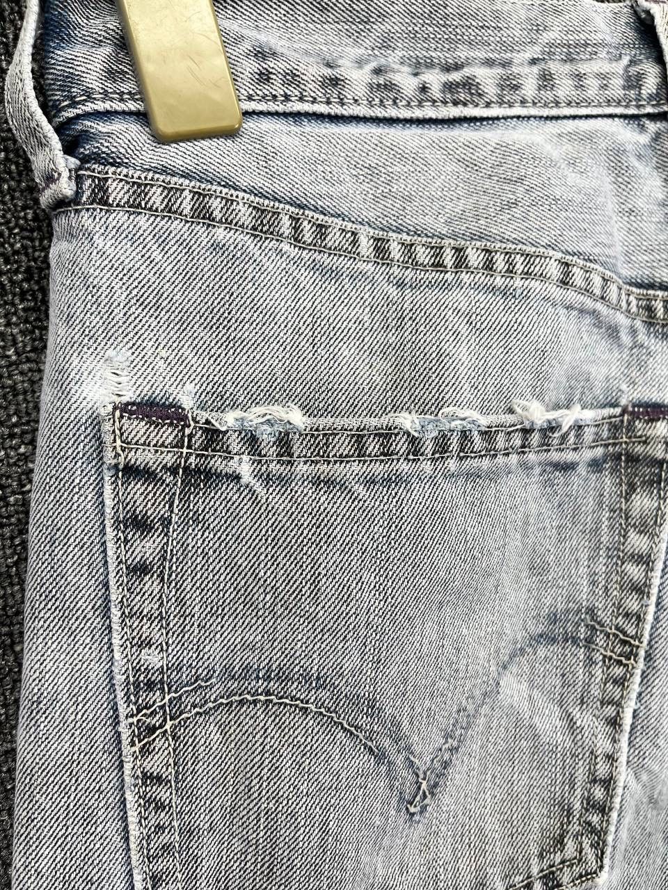 Levi's Vintage 90s Levi's Trashed Jeans Denim Pants Size US 31 - 15 Thumbnail