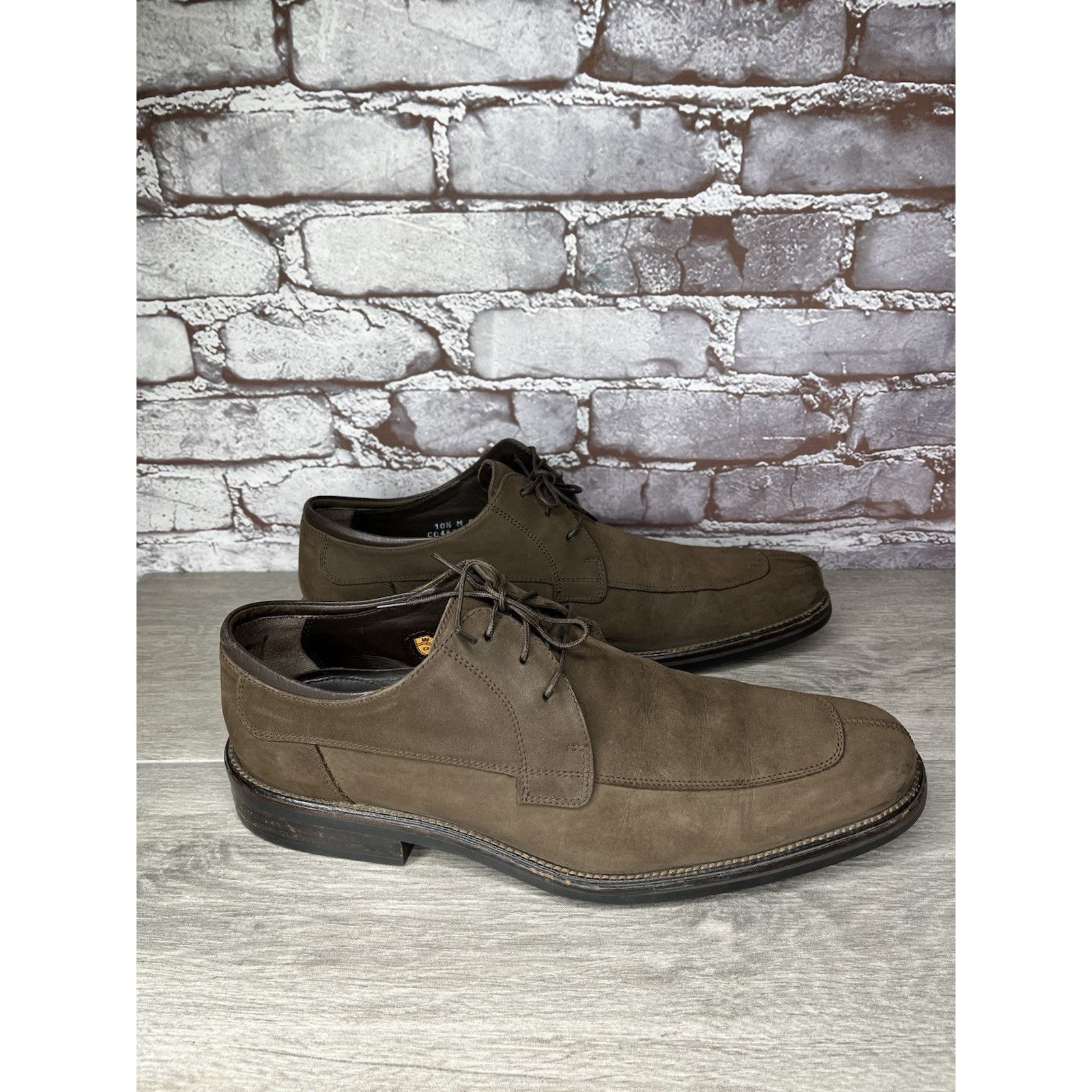 Cole Haan Cole Haan Brown Nubuck Leather Split Oxfords Waterproof Shoe Size US 10.5 / EU 43-44 - 15 Thumbnail