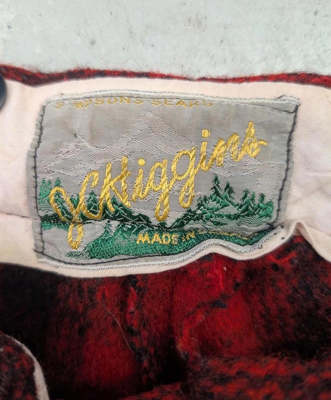 Vintage Vintage 70s Buffalo Plaid Made in Canada Wool Clix Pants Size 38R - 4 Thumbnail