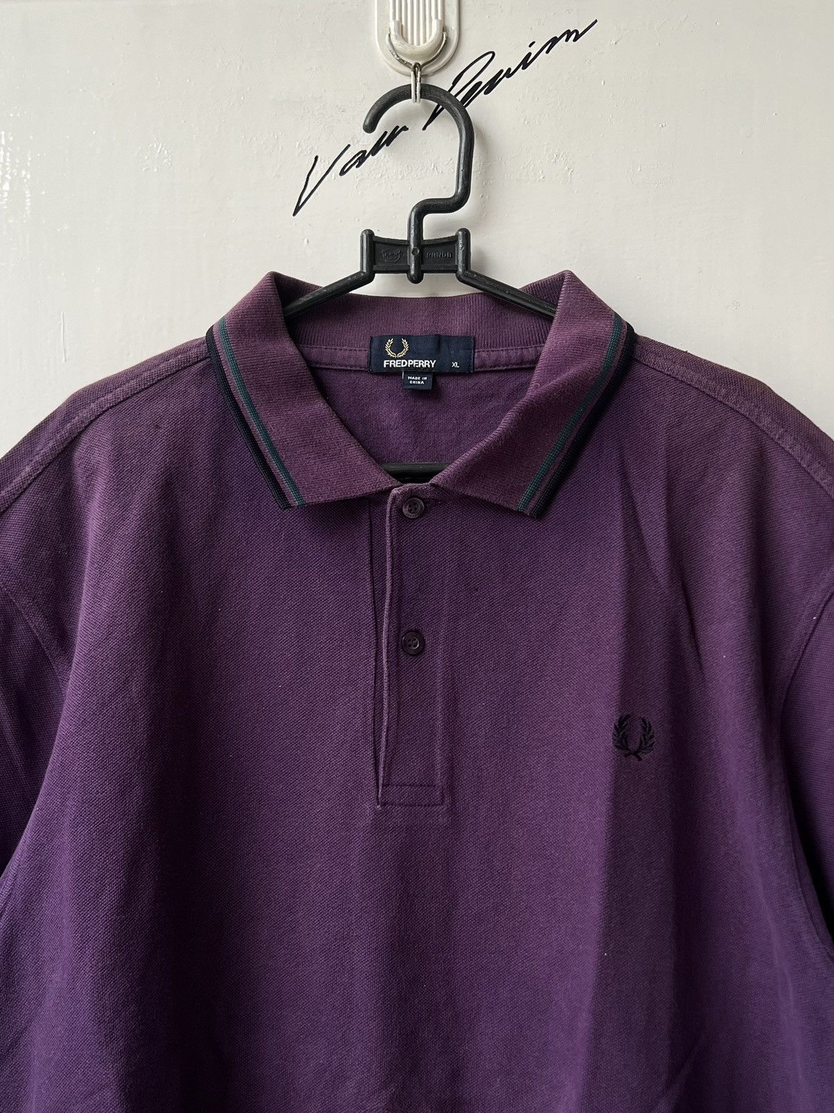 Fred Perry FREDPERRY Purple T-shirt Size US L / EU 52-54 / 3 - 11 Thumbnail