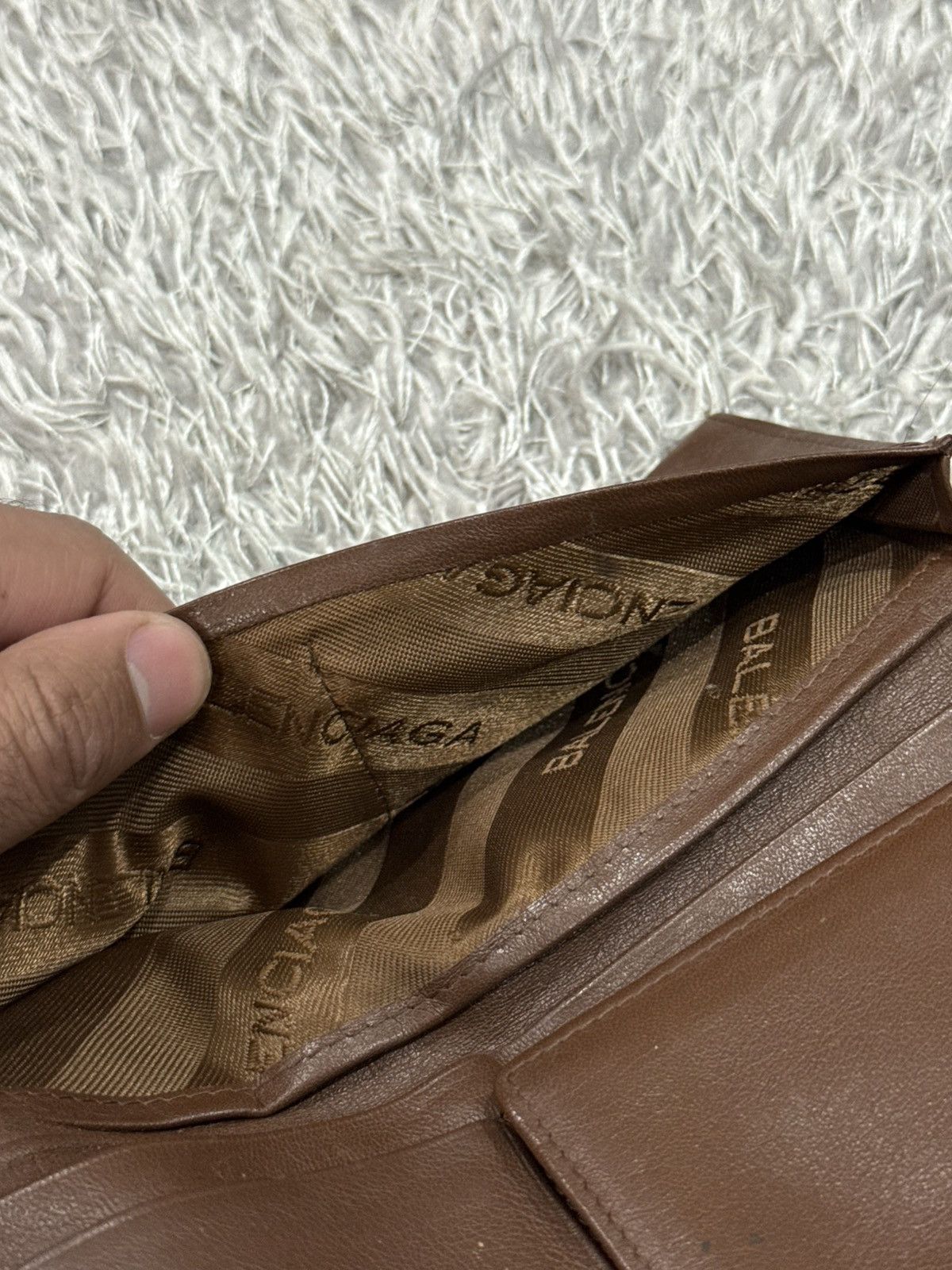 Balenciaga VINTAGE BALENCIAGA FRASER LEATHER WALLET Size ONE SIZE - 3 Thumbnail