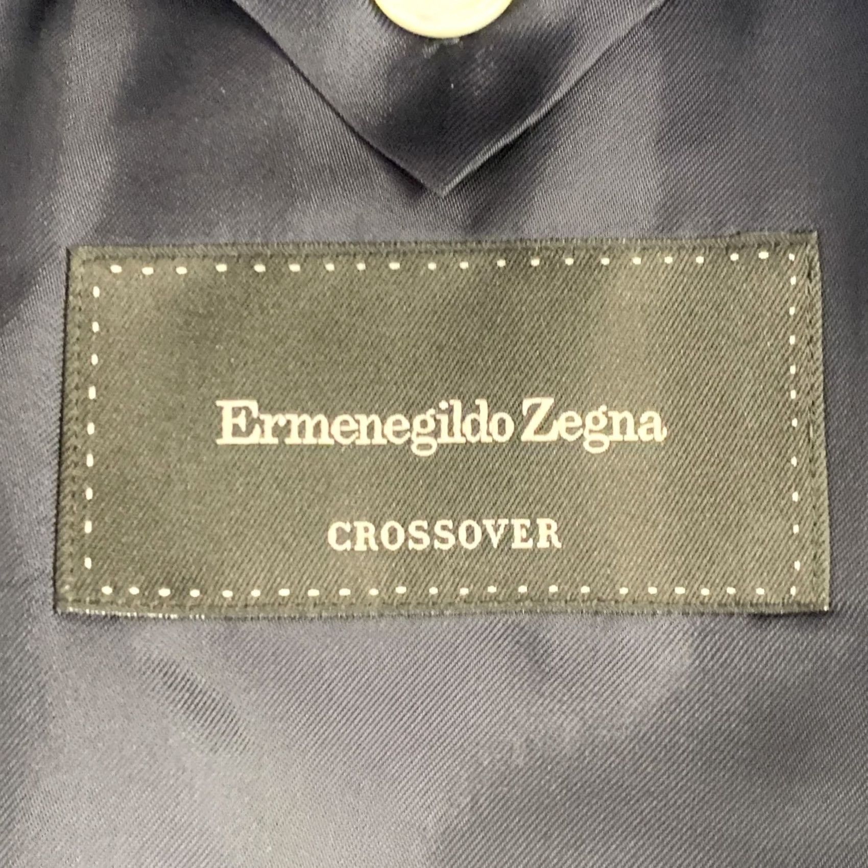 Ermenegildo Zegna ERMENEGILDO ZEGNA Sport Coat Blue Navy Plaid Notch Lapel Size 48 Regular Mens Size US M / EU 48-50 / 2 - 6 Thumbnail