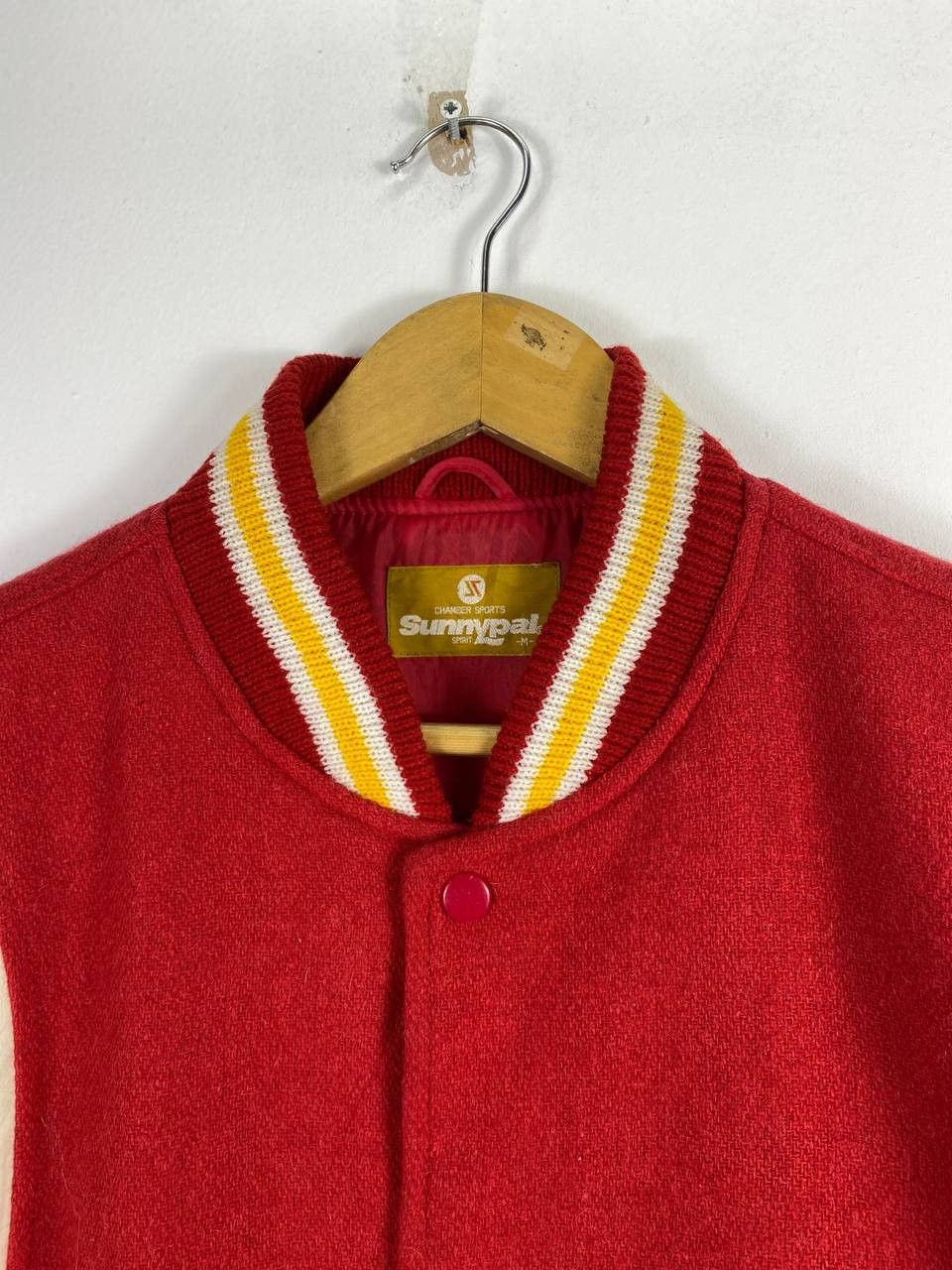 Japanese Brand vintage sunnypal japanese brand wool varsity jacket Size US M / EU 48-50 / 2 - 2 Thumbnail
