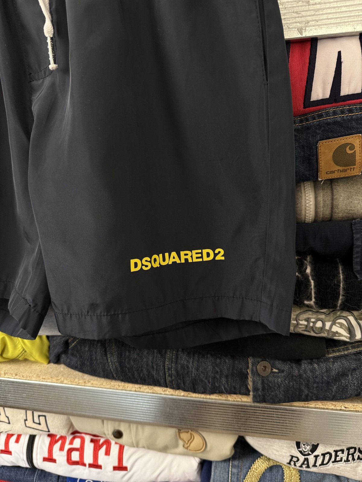 Dsquared2 Vintage Y2K Dsquared2 Nylon Shorts Italy Size US 31 - 3 Thumbnail