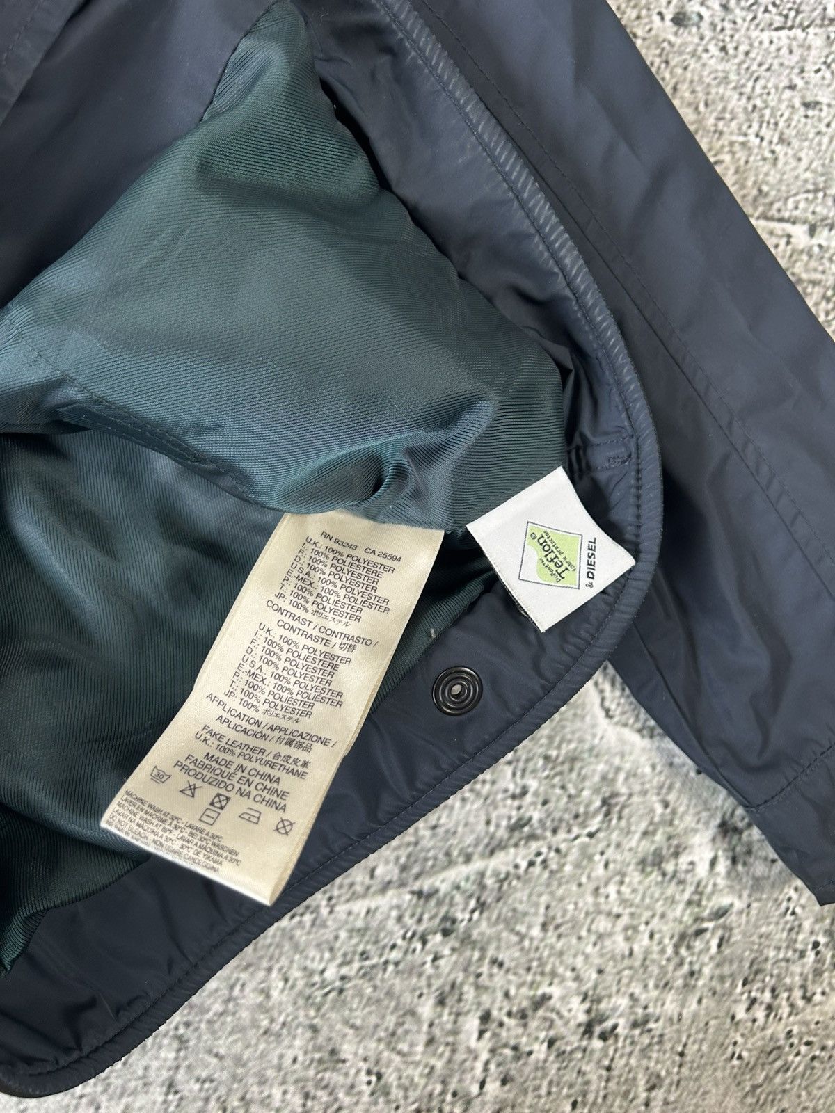 Diesel Diesel nylon jacket navy blue bomber vintage Y2K Size US M / EU 48-50 / 2 - 7 Thumbnail