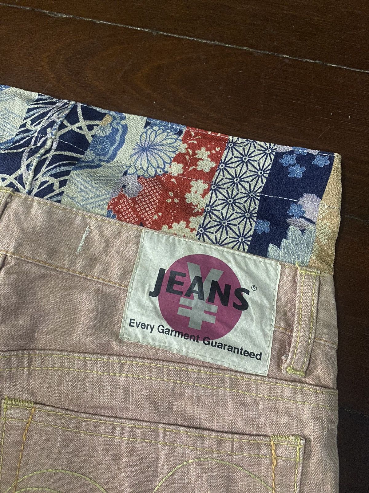 Le Grande Bleu (L.G.B.) rare yen japanese brand double waist boot cut sukajan b-1 Size US 32 / EU 48 - 8 Thumbnail