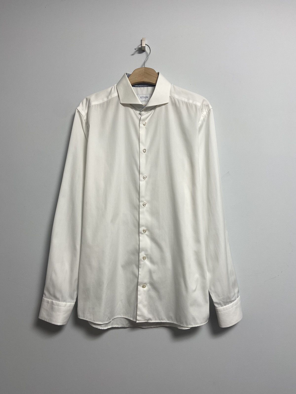 Eton Eton Button Up Shirt Luxury Size US XL / EU 56 / 4 - 1 Thumbnail