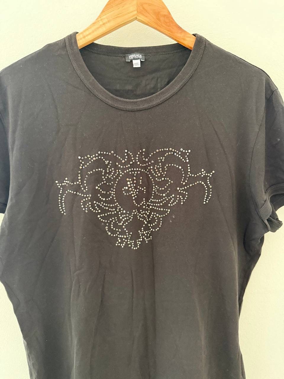Versace × Versace Jeans Couture × Vintage Women’s Vintage Versace Jeans couture T-shirt tee Size XXL / US 16-18 / IT 52-54 - 2 Thumbnail