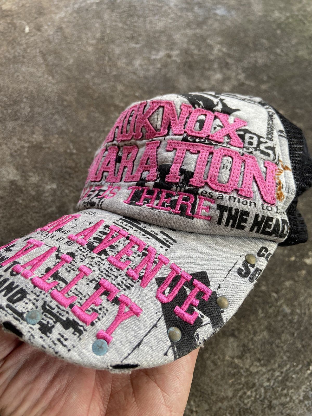 Japanese Brand HARDKNOX GENERATION BEAT IS THERE PUNK CAP JAPANESE BRAND Size ONE SIZE - 5 Thumbnail