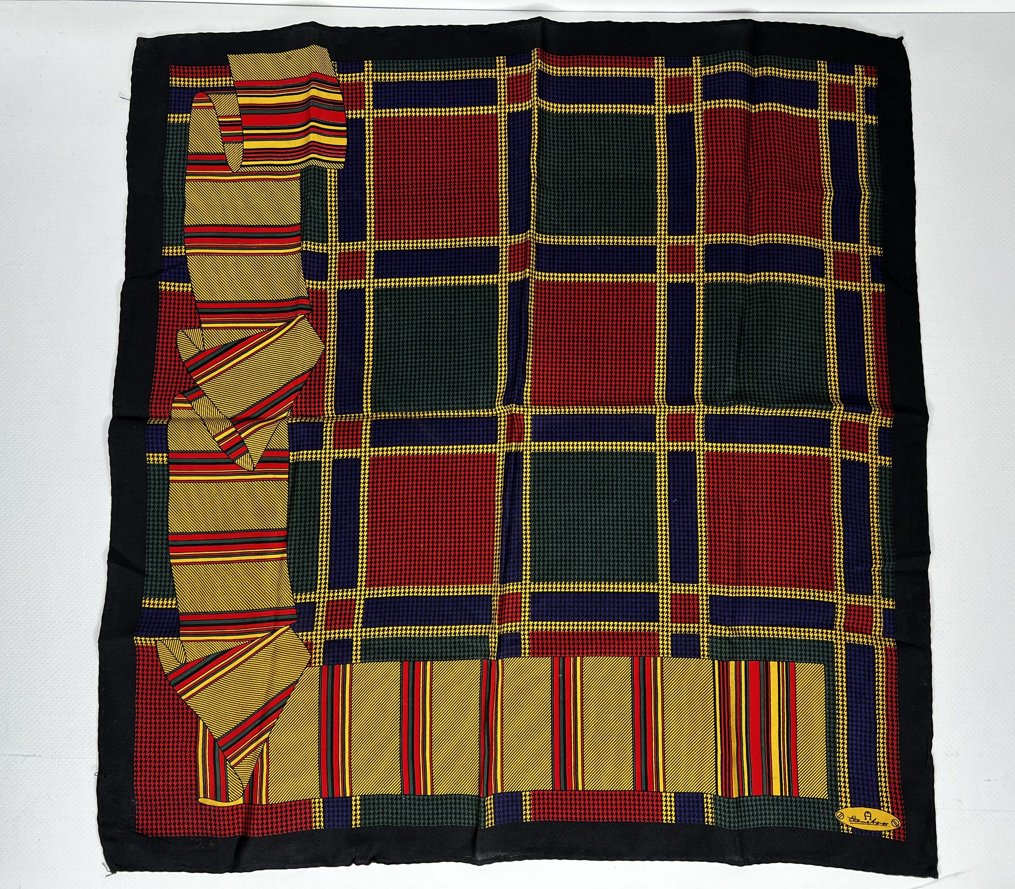 Etienne Aigner ETIENNE AIGNER VINTAGE SCARF SILK 43 X 43 cm Size ONE SIZE - 1 Thumbnail