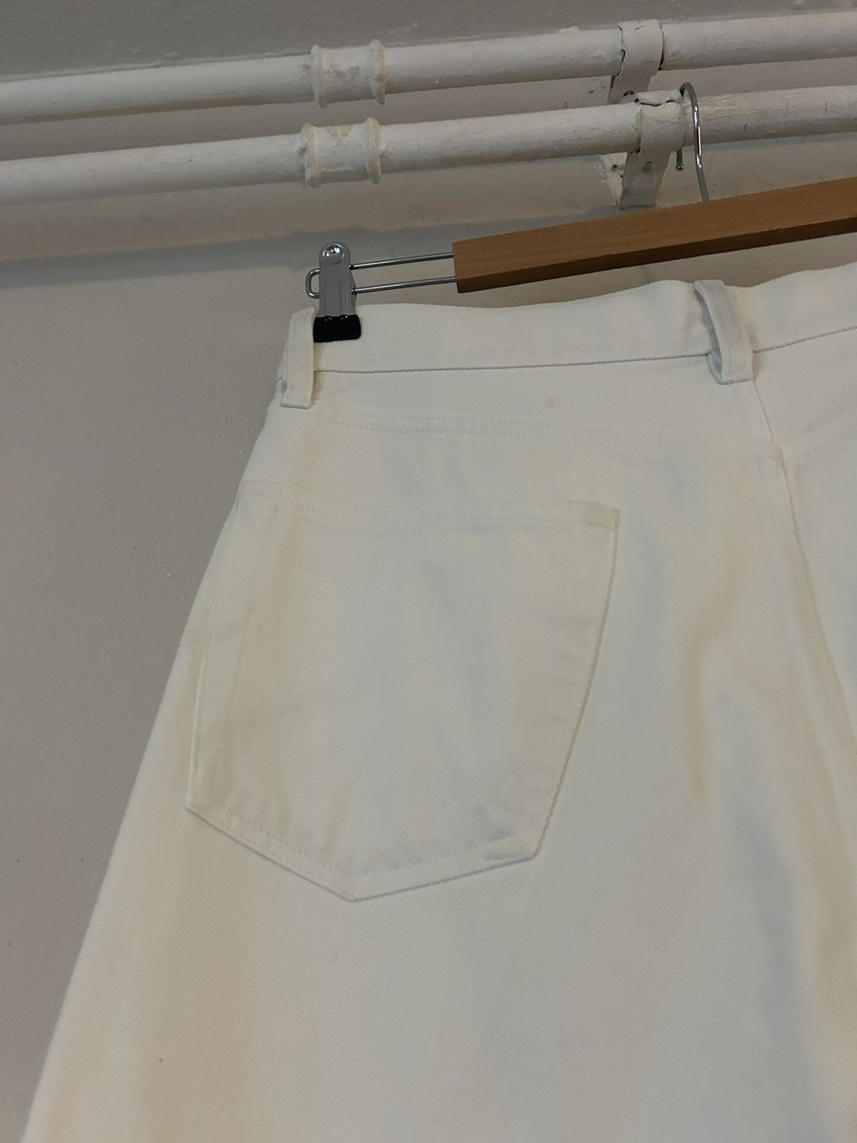 Jil Sander Jil Sander White Denim Jeans - Size 33 Size US 33 - 11 Thumbnail
