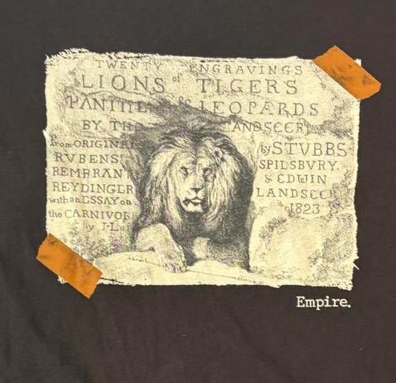 Other Beau Hudson Empire T-shirt Twenty Engravings Lions of Tigers Size US L / EU 52-54 / 3 - 6 Thumbnail