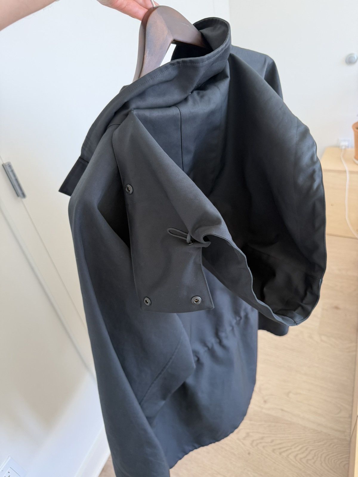 Auralee Auralee Navy Rain Coat High Density Gabardine Blouson $1425 Size US M / EU 48-50 / 2 - 10 Thumbnail