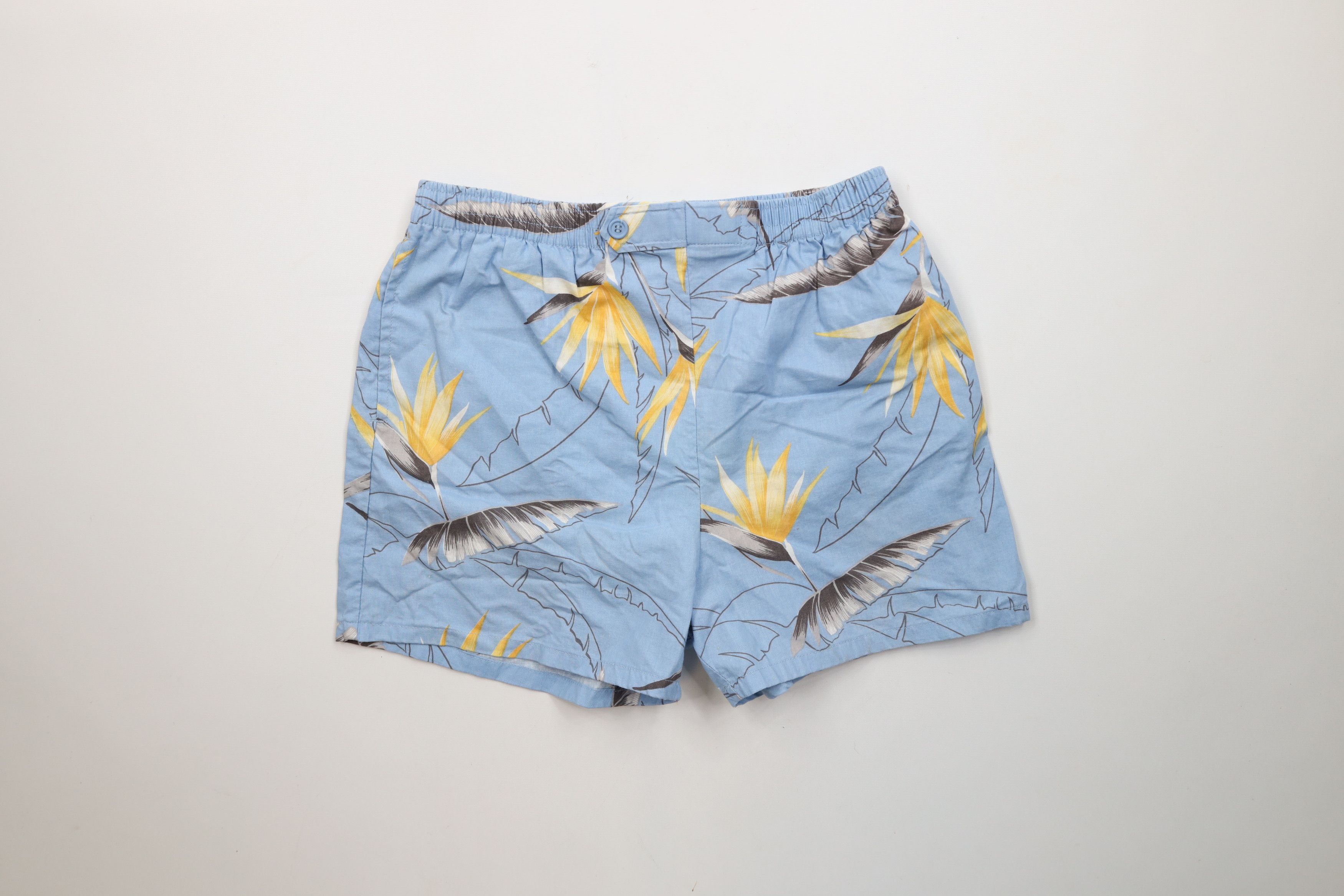 Vintage Vintage 70s Streetwear Print Above Knee Lined Shorts USA Size US 34 / EU 50 - 1 Thumbnail