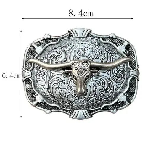 VIBE Rodeo Bull Head Belt Buckles for Men Size ONE SIZE - 2 Thumbnail