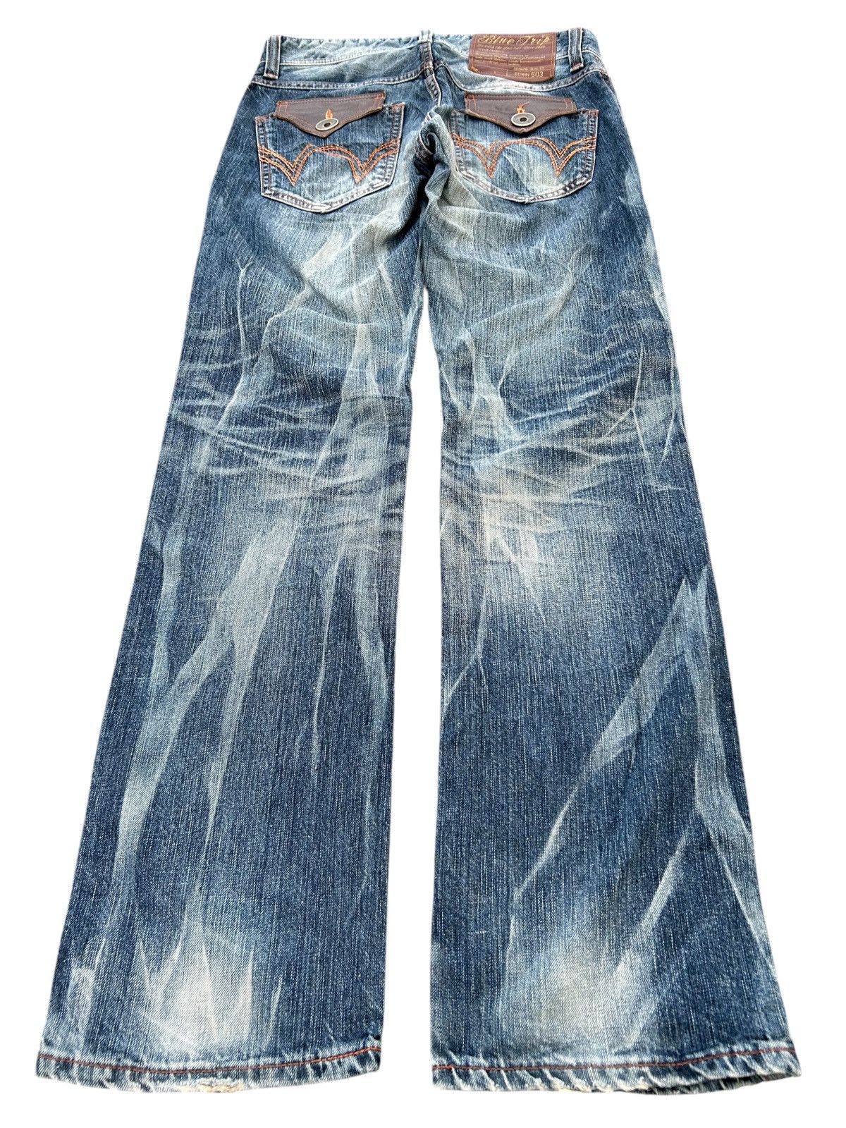 EDWIN BLUE TRIP HIPPIES STYLE DENIM 🌈☠️☠️