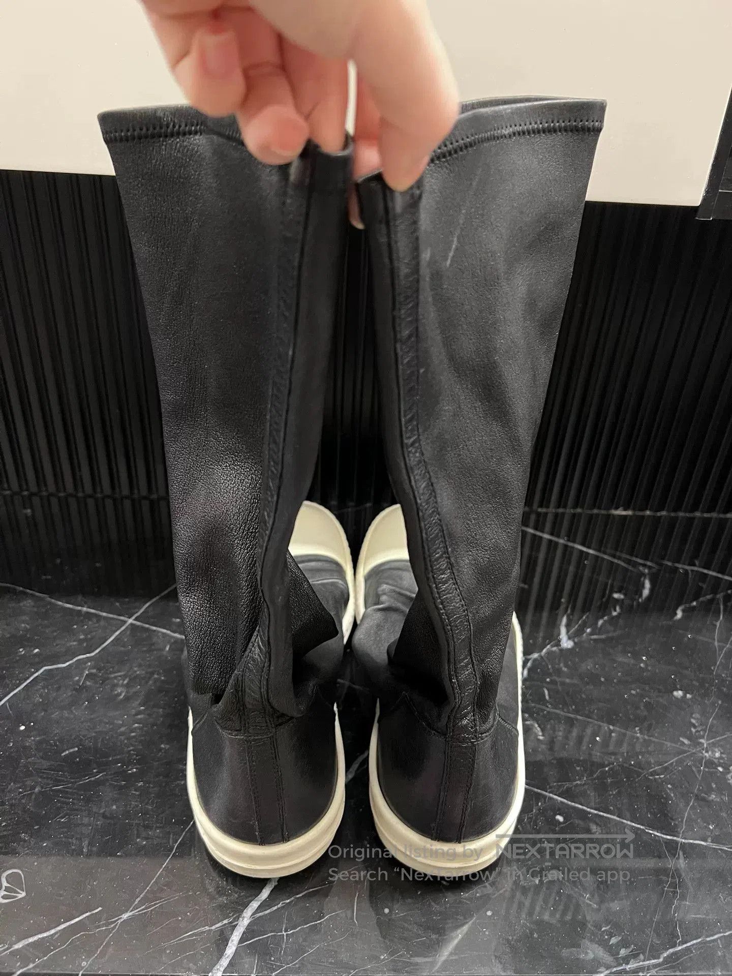 Rick Owens rick owens high top lambskin boots. Size US 10 / EU 43 - 6 Thumbnail