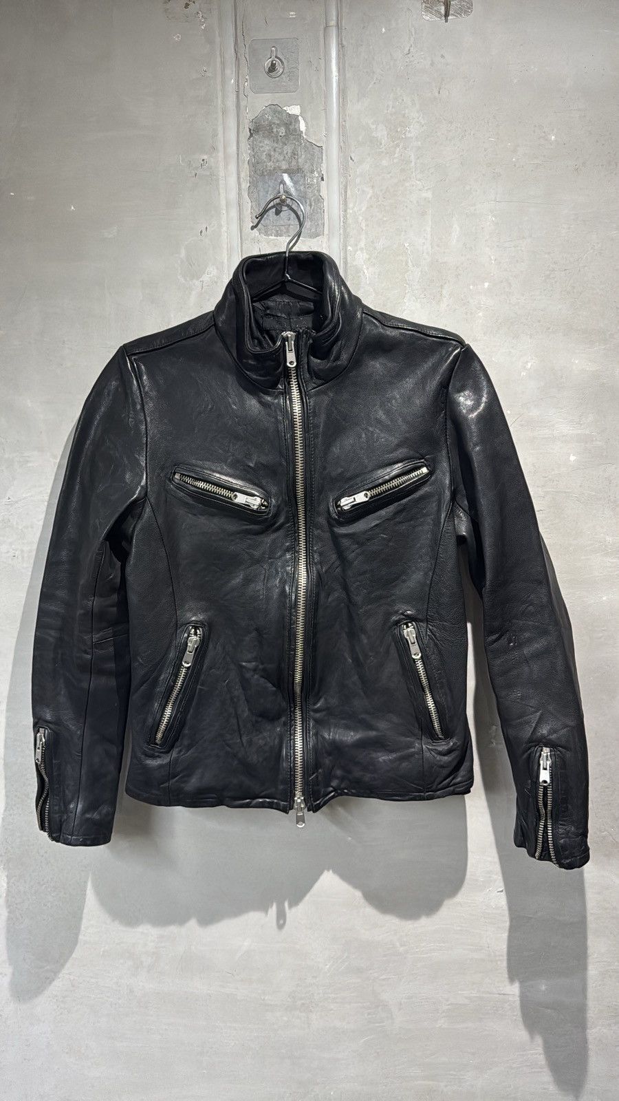 GOSTAR DE FUGA Rare Fuga Multi Zip Leather Jacket Size US M / EU 48-50 / 2 - 22 Thumbnail