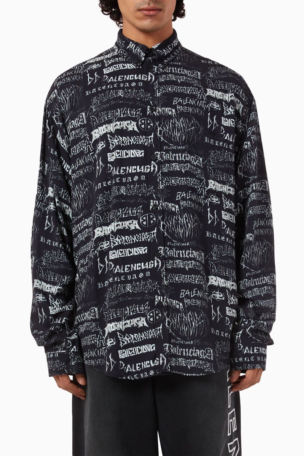 Balenciaga Balenciaga DIY Metal Logo Print Shirt Size US M / EU 48-50 / 2 - 5 Thumbnail