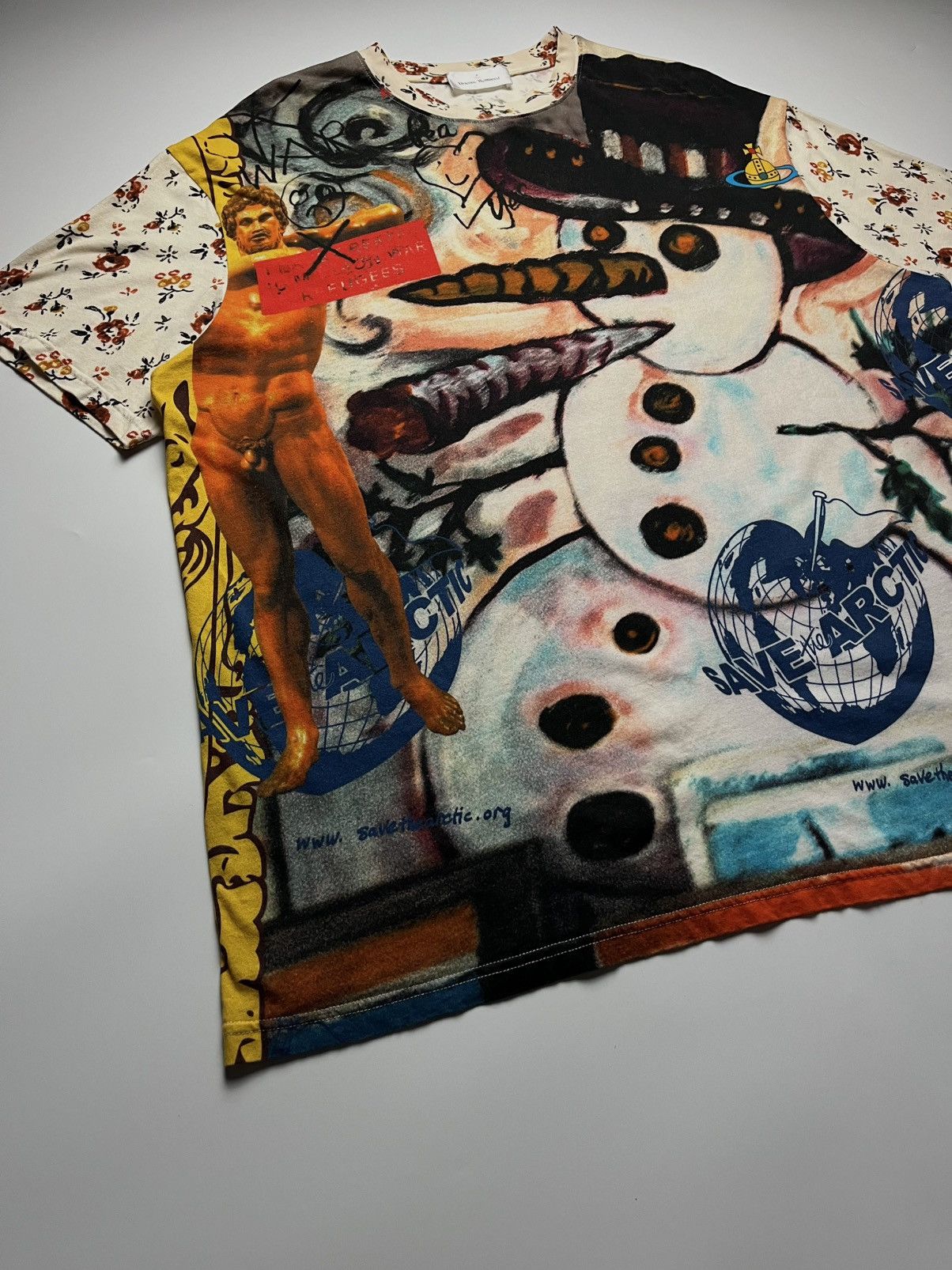 Vivienne Westwood Vivienne Westwood Snowman Graphic T-Shirt Size US L / EU 52-54 / 3 - 9 Thumbnail