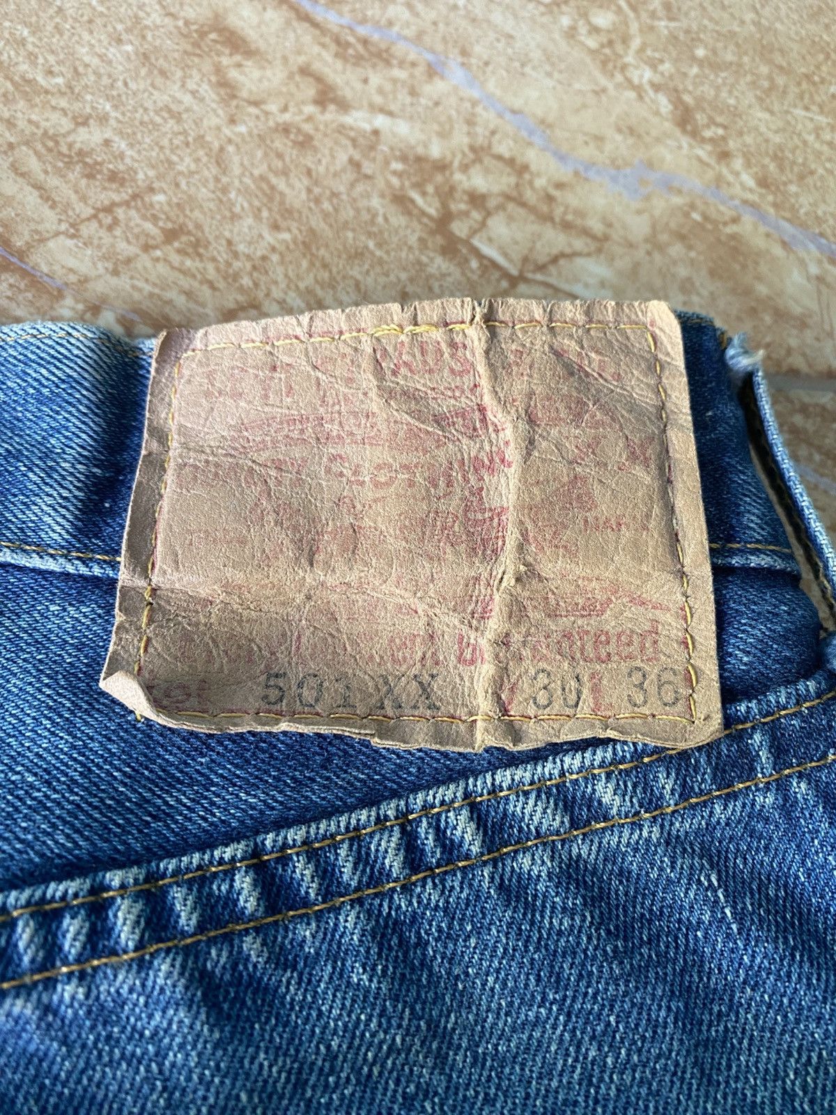 Levi's Vintage Clothing Vintage 90s Levi’s Big E Nicely Faded Selvedge Made In USA Size US 30 / EU 46 - 10 Thumbnail