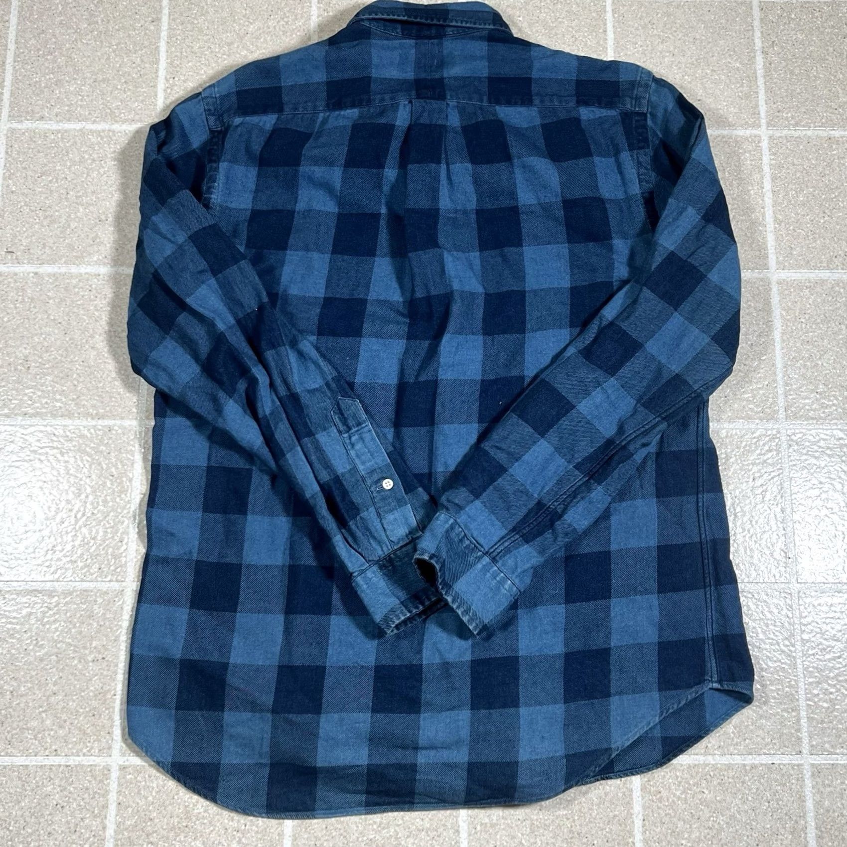 Polo Ralph Lauren Polo Ralph Lauren Shirt Men M Blue Check Plaid Classic City Work Long Sleeve Size US M / EU 48-50 / 2 - 2 Thumbnail