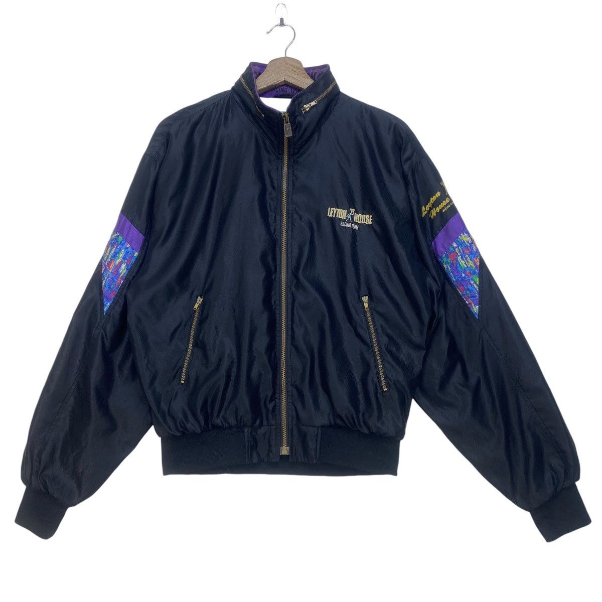 Vintage Vintage Leyton House Racing Team Bomber Style Jacket Size US S / EU 44-46 / 1 - 1 Thumbnail